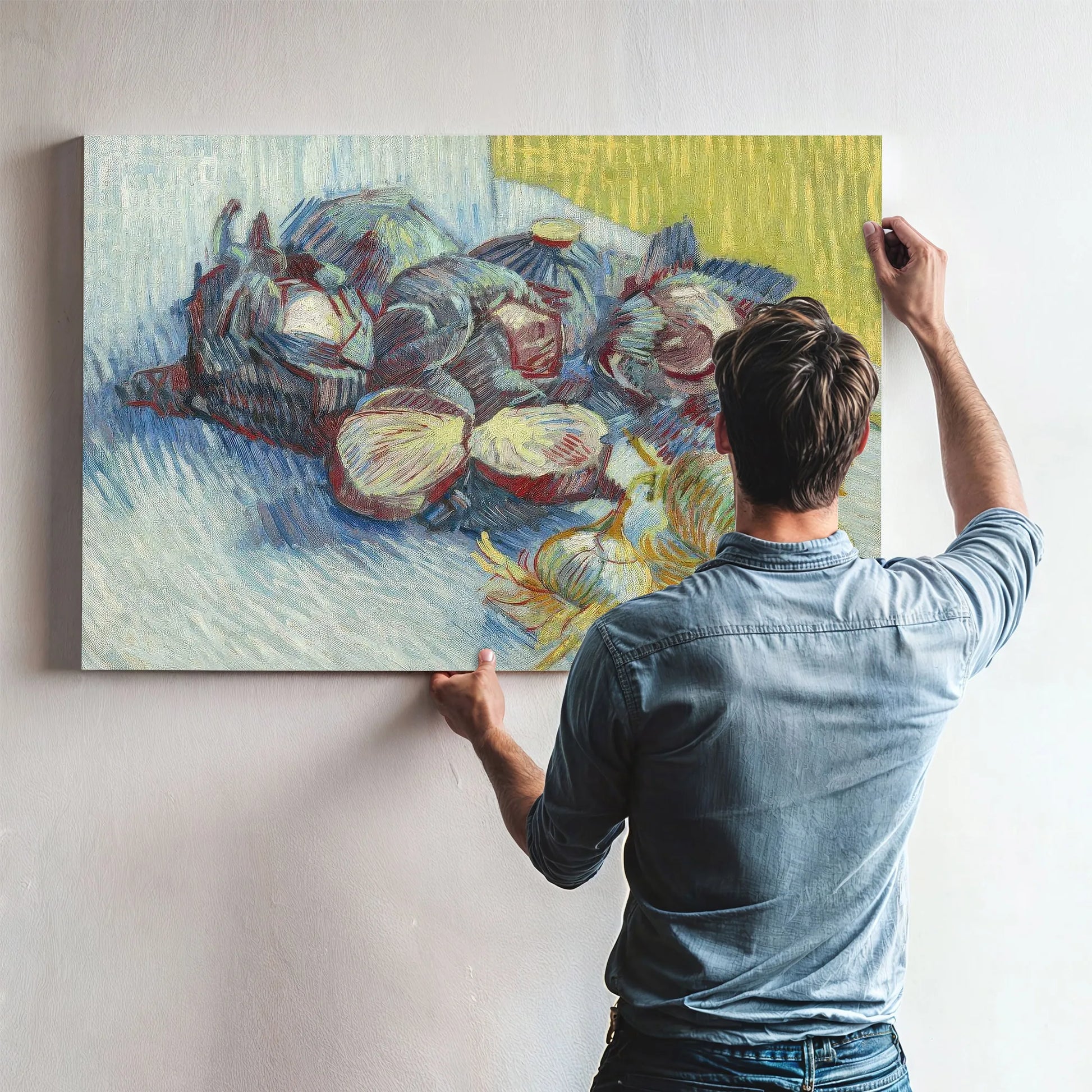 Red Cabbages And Onions By Vincent Van Gogh Fine Art Print