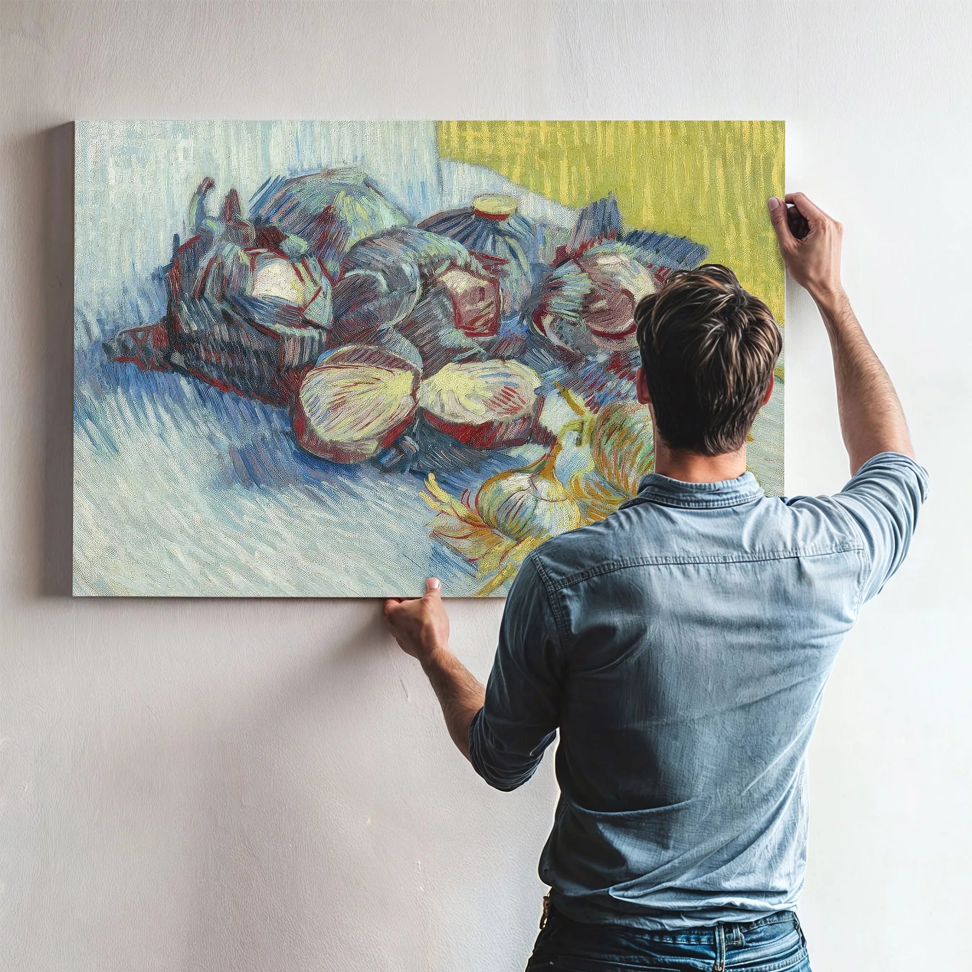 Red Cabbages And Onions By Vincent Van Gogh Fine Art Print