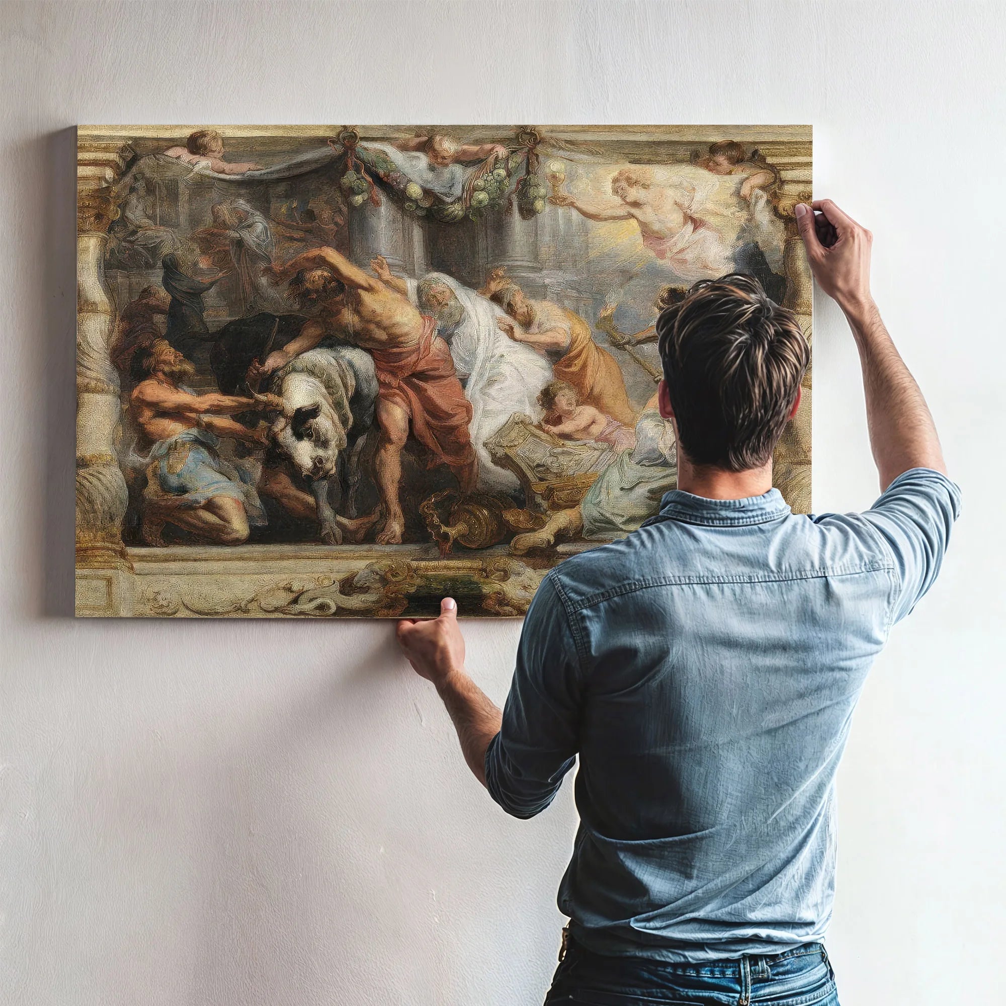 The Triumph Of The Eucharist Over Idolatry By Peter Paul Rubens Fine Art Print