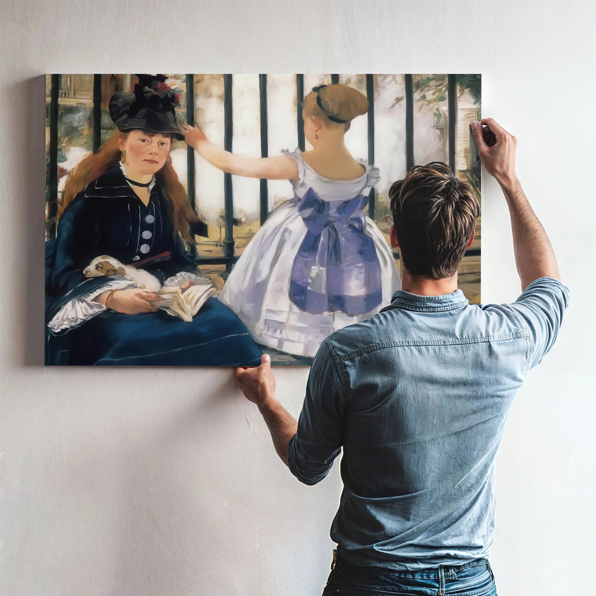 The Railway Gare Saint Lazare By Edouard Manet Fine Art Print