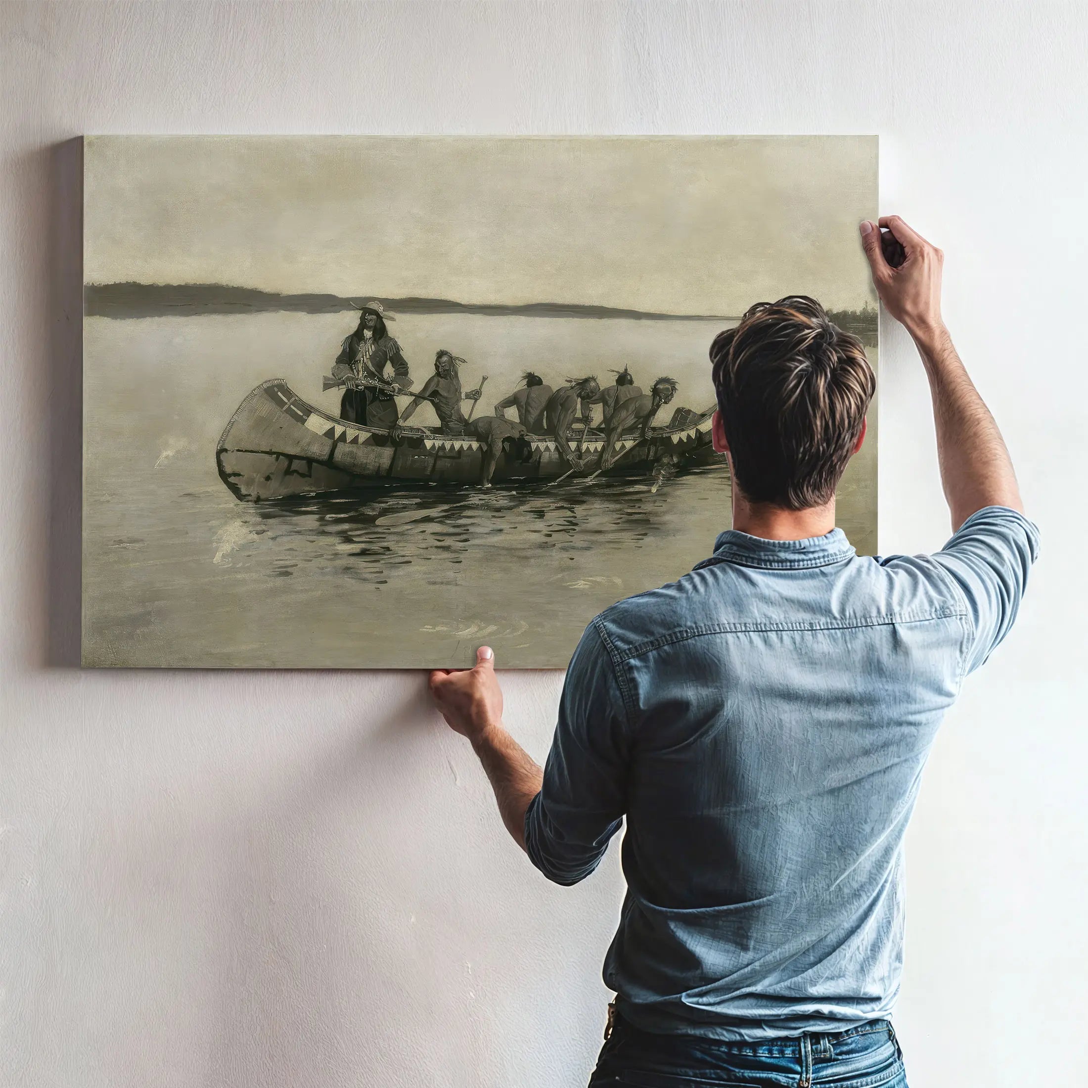 This Was A Fatal Embarkation by Frederic Remington