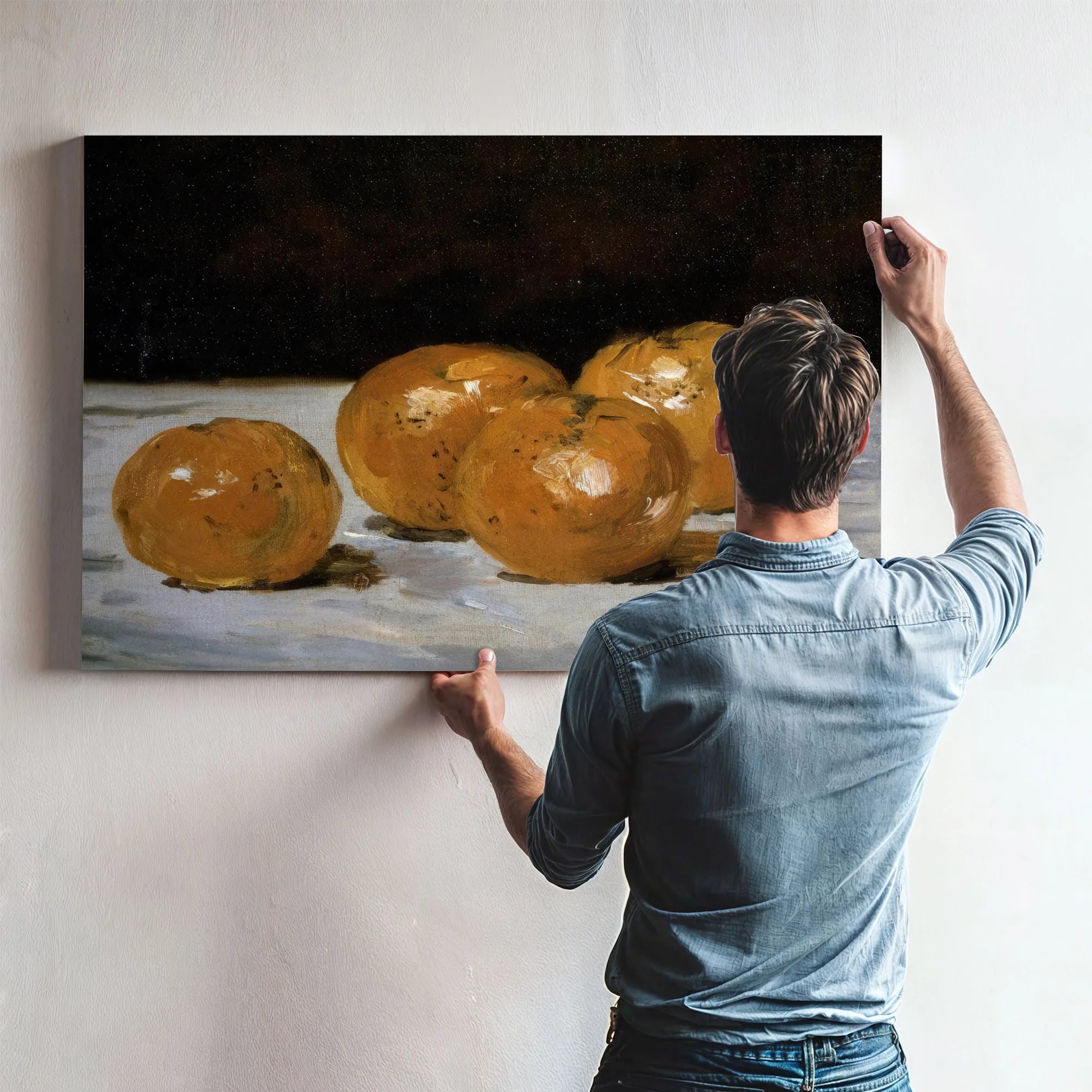 Four Mandarin Oranges By Edouard Manet Fine Art Print