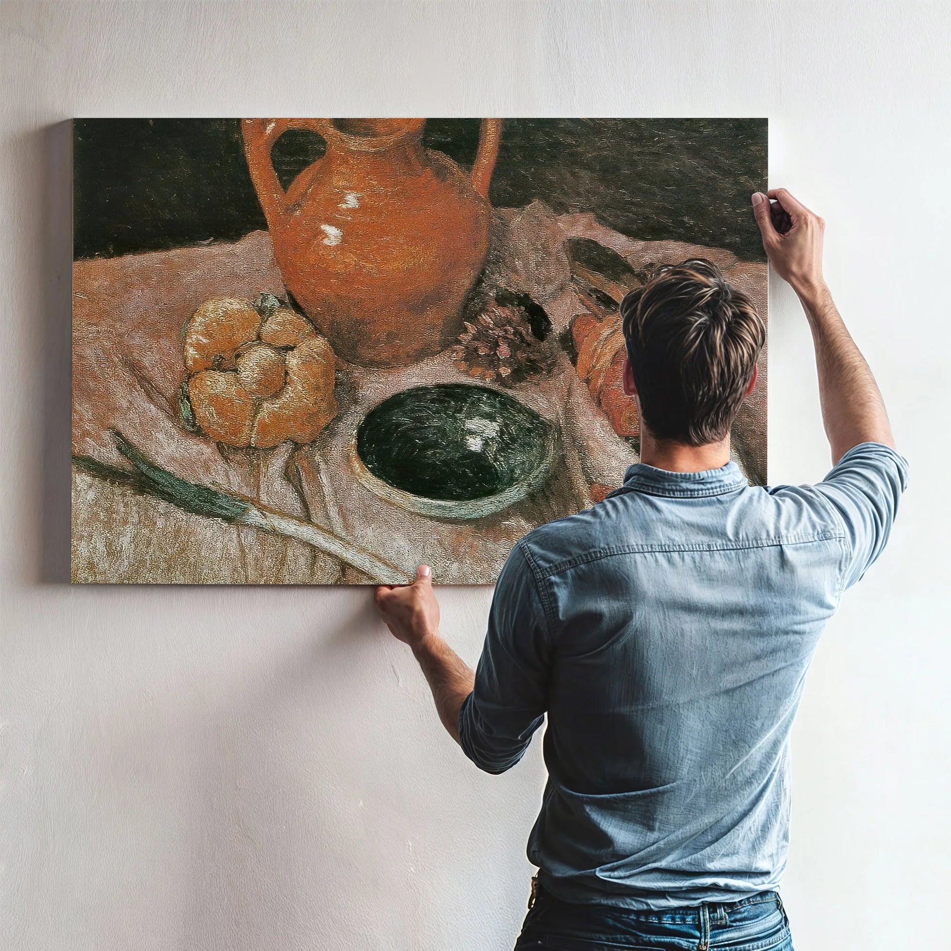 Still Life With Yellow Jug By Paula Modersohn Becker Fine Art Print