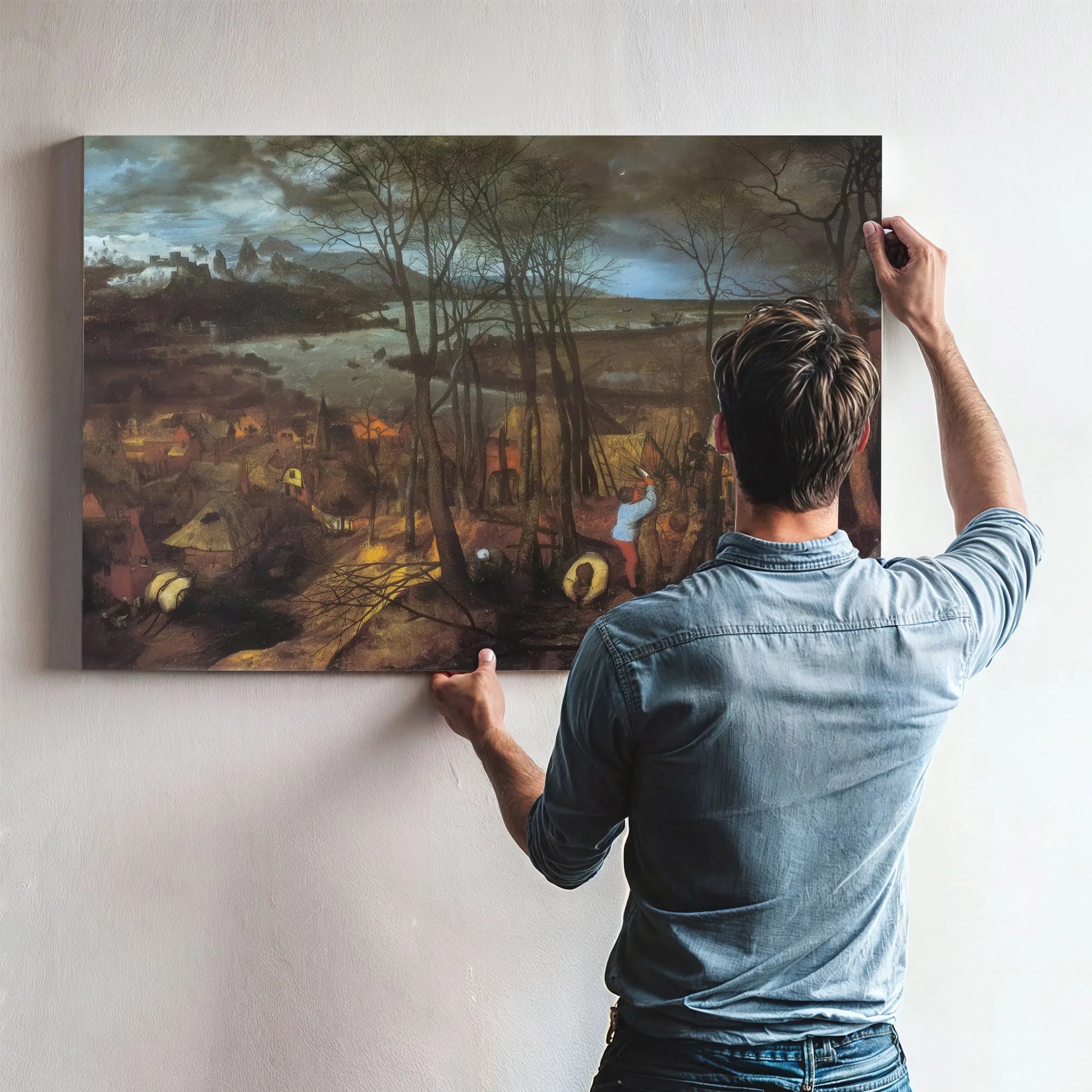 The Gloomy Day 1565 By Pieter Bruegel Fine Art Print