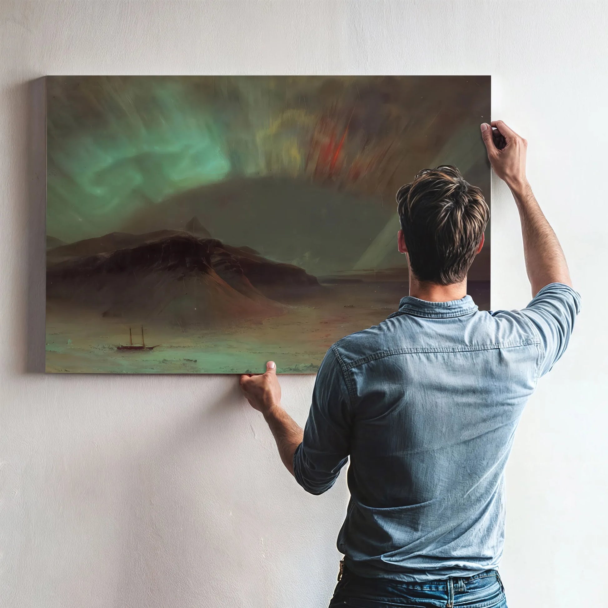 Aurora Borealis By Frederic Edwin Church Fine Art Print