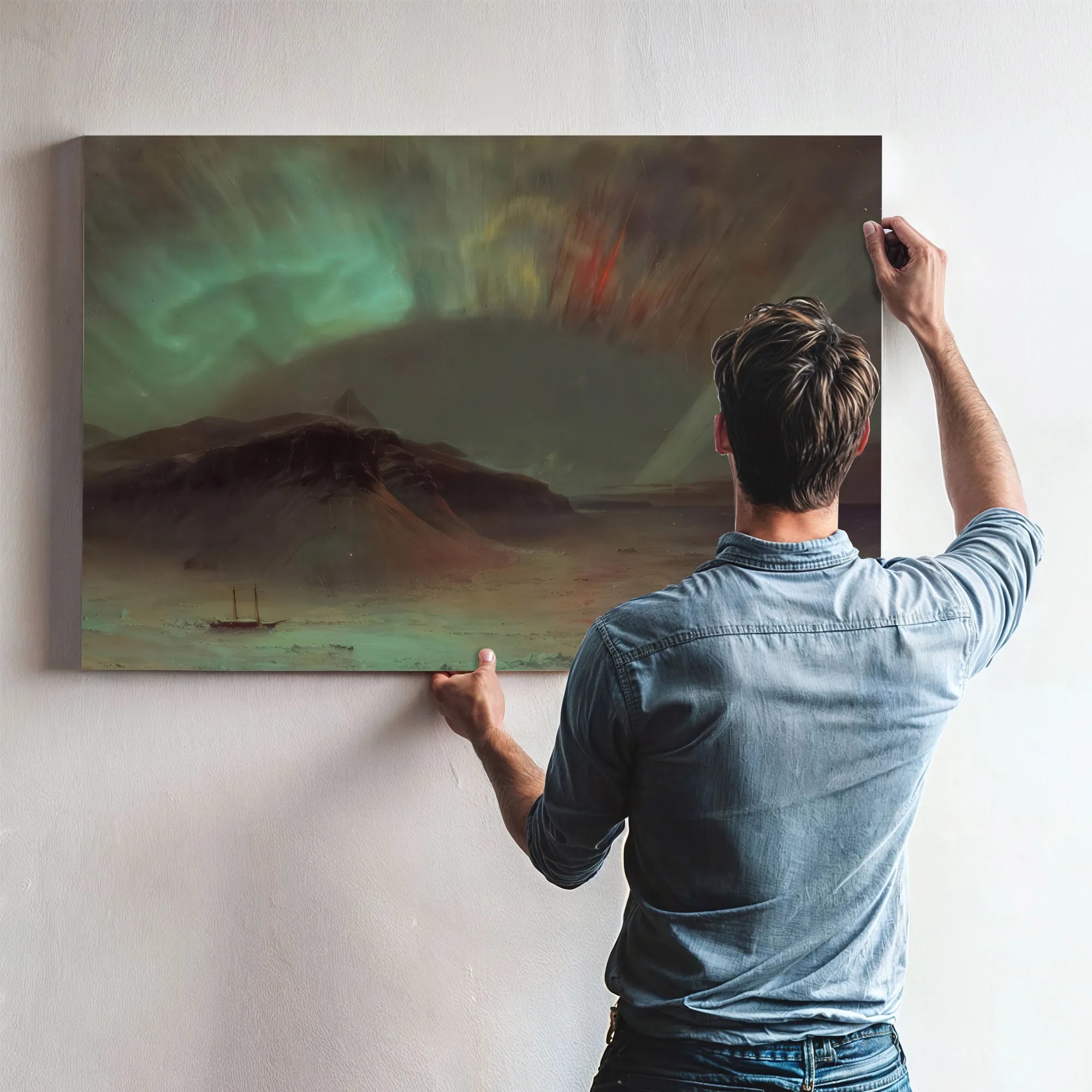 Aurora Borealis By Frederic Edwin Church Fine Art Print