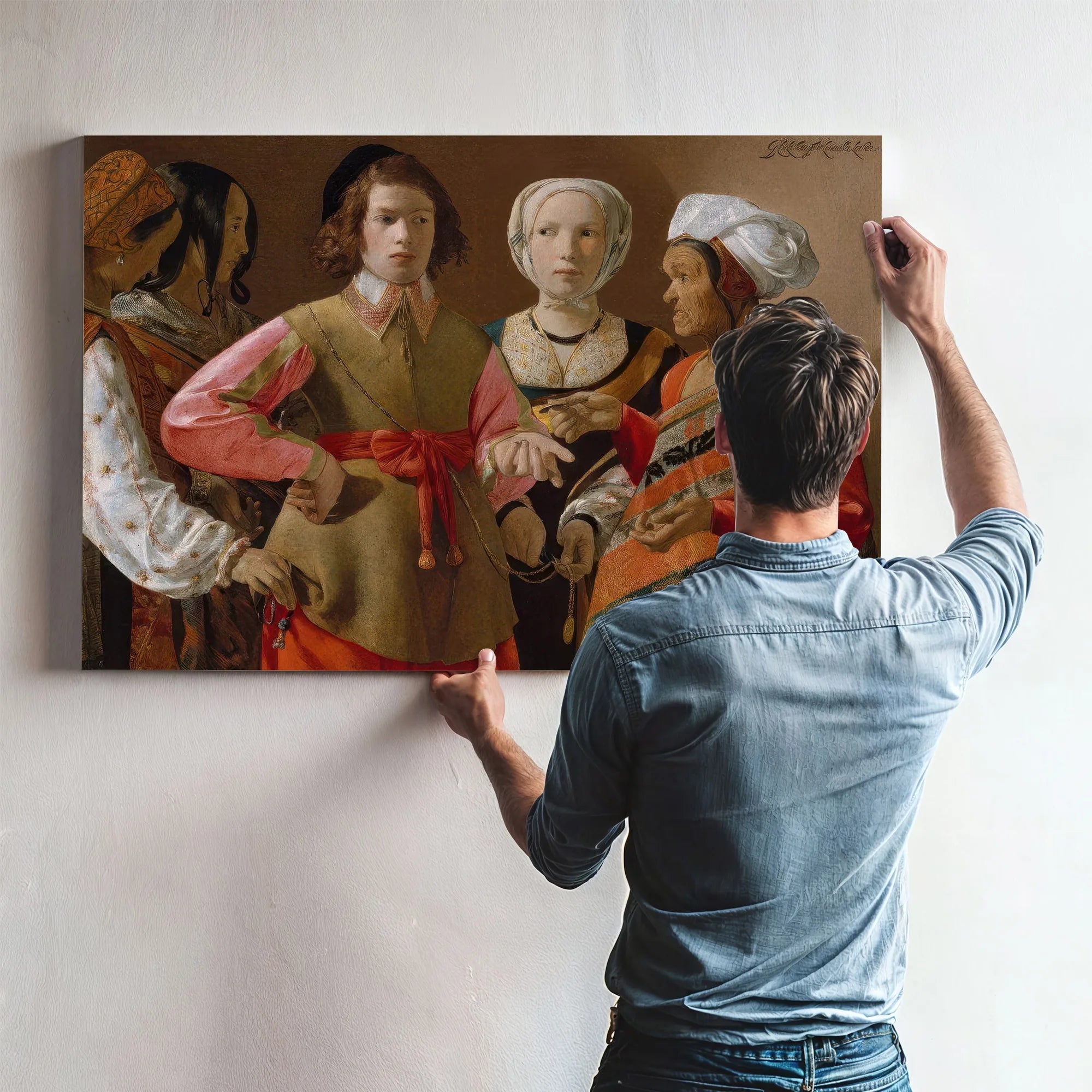 The Fortune Teller 1639 By Georges De La Tour Fine Art Print