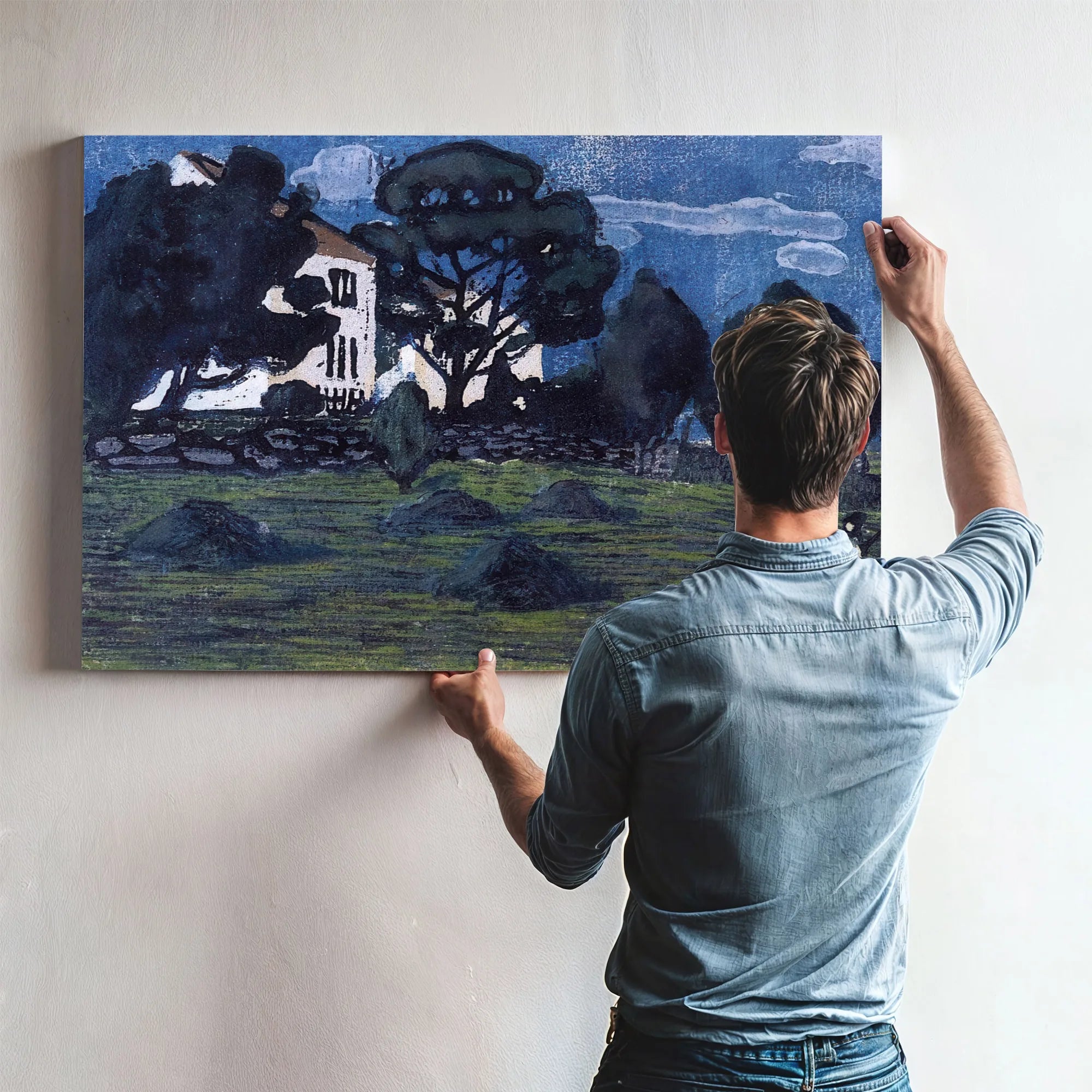 Home From Work 4 By Nicolai Astrup Fine Art Print