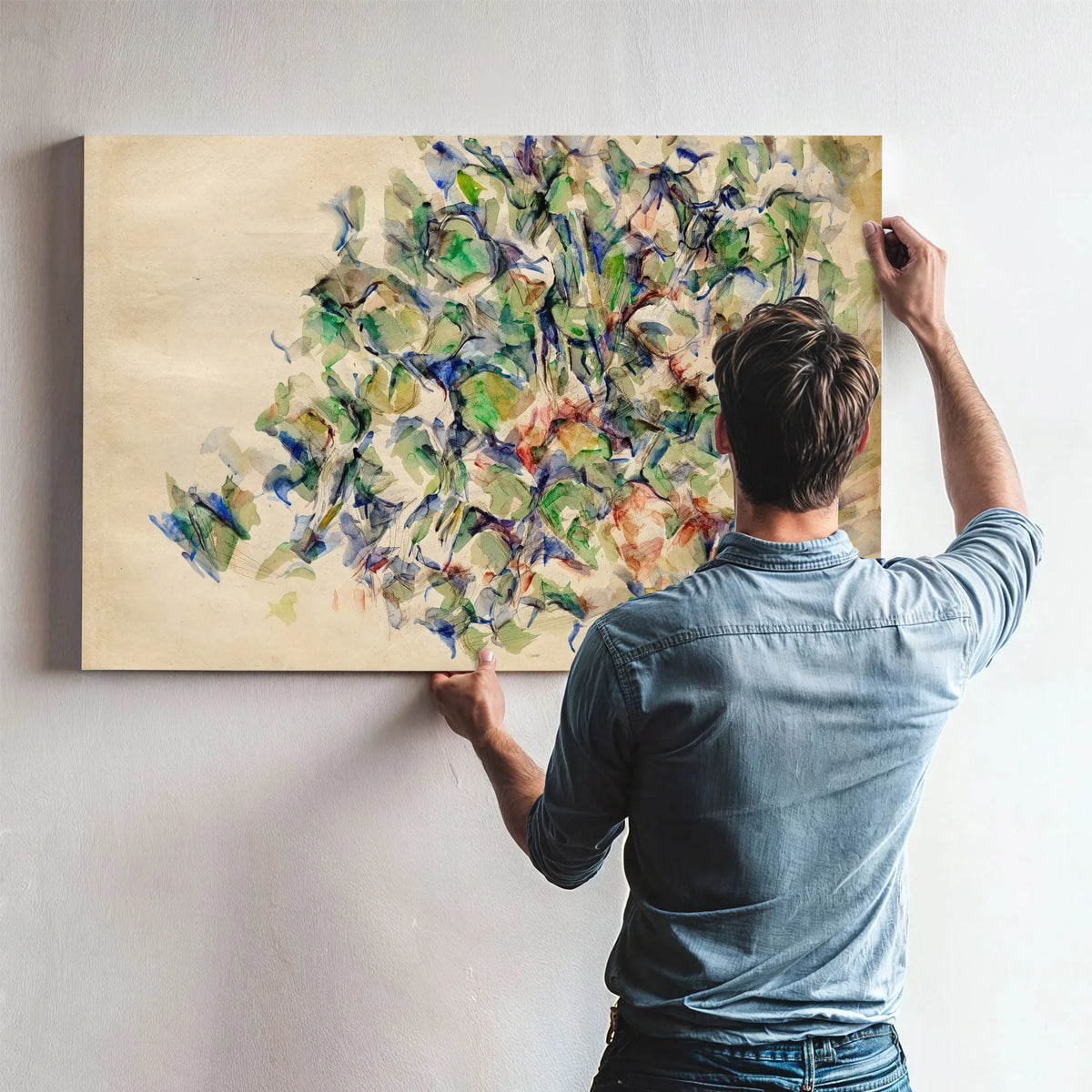 Foliage By Paul Cezanne Fine Art Print