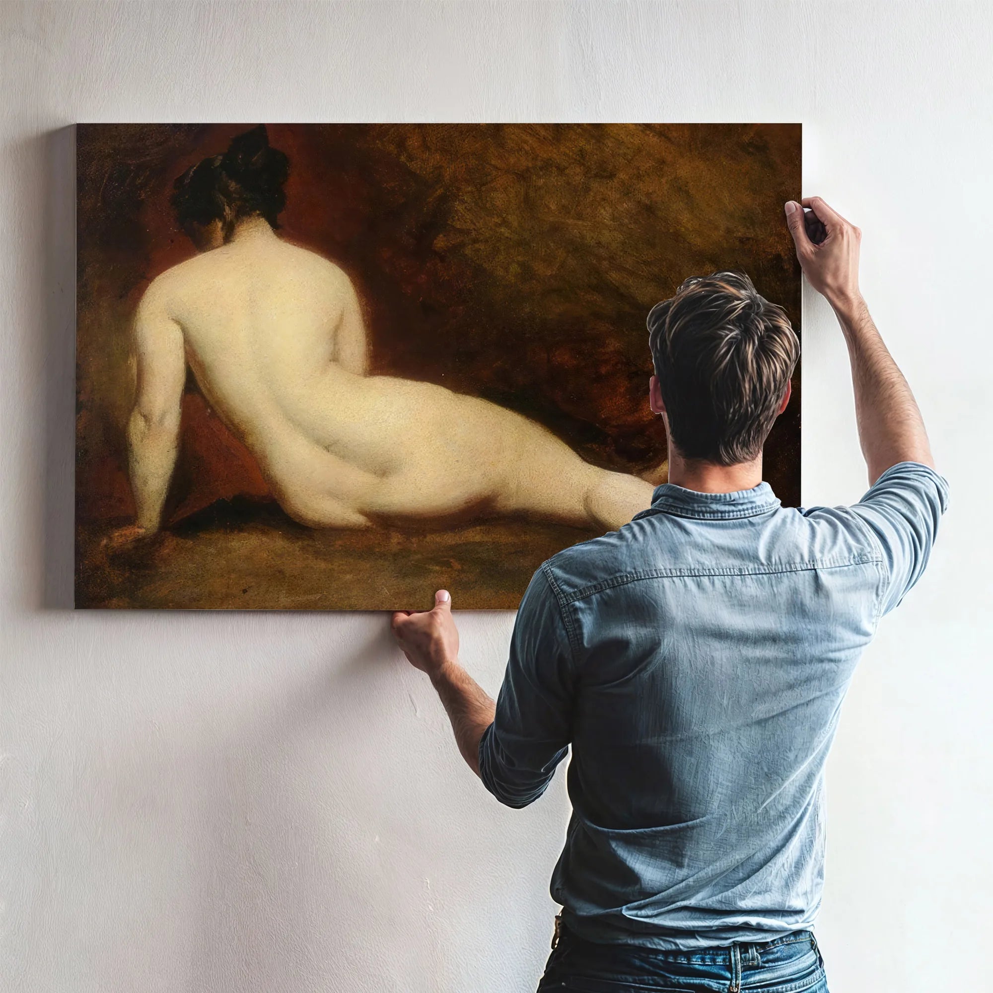 Nude Study By William Etty Fine Art Print