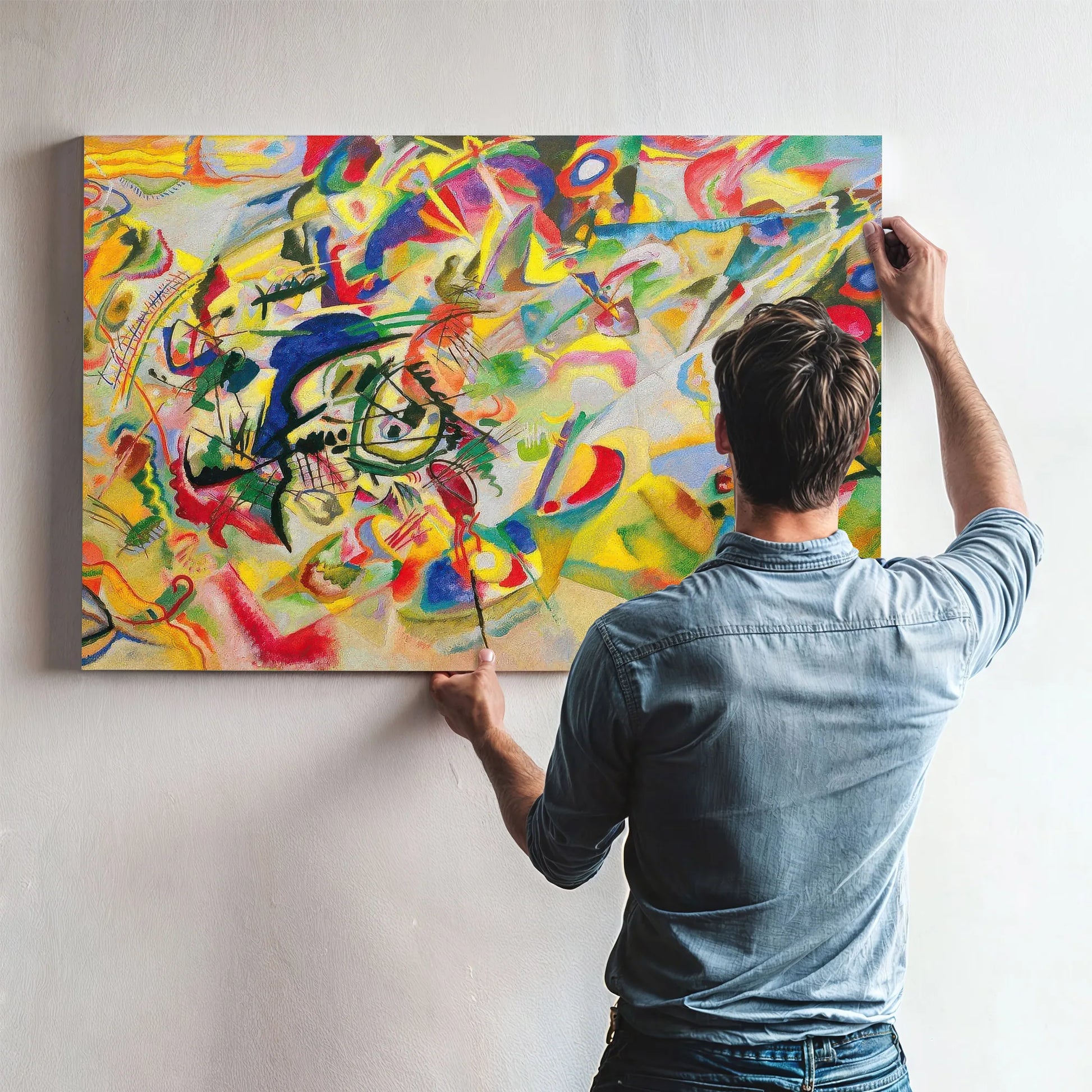 Composition 7 1913 By Wassily Kandinsky Fine Art Print