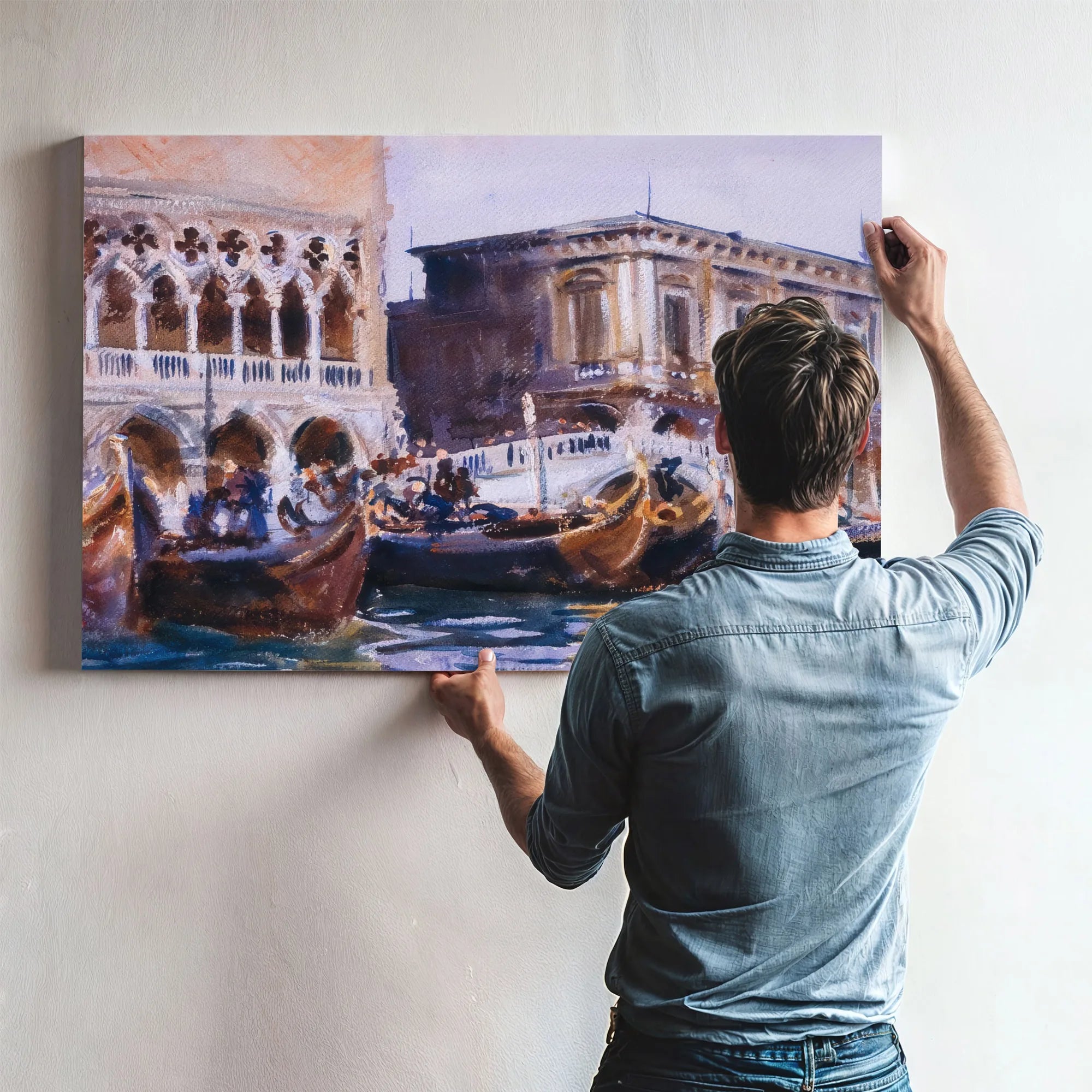 La Riva By John Singer Sargent Fine Art Print