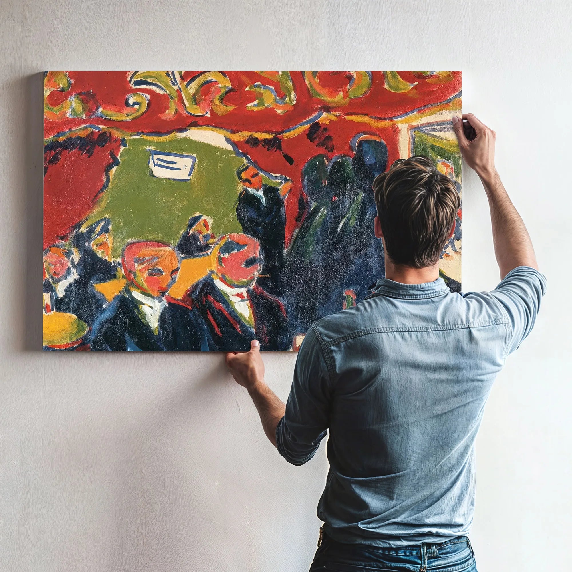 Wine Bar By Ernst Ludwig Kirchner Fine Art Print