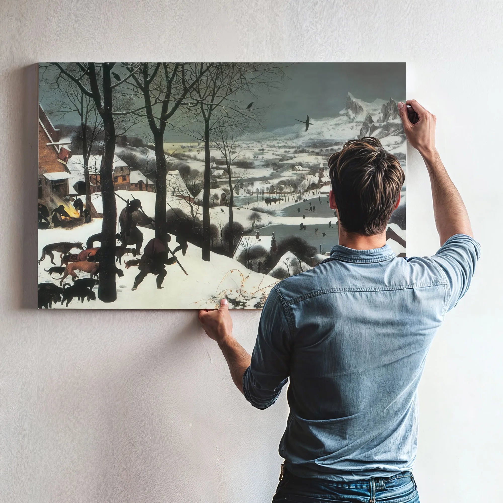 The Hunters In The Snow 1565 By Pieter Bruegel Fine Art Print