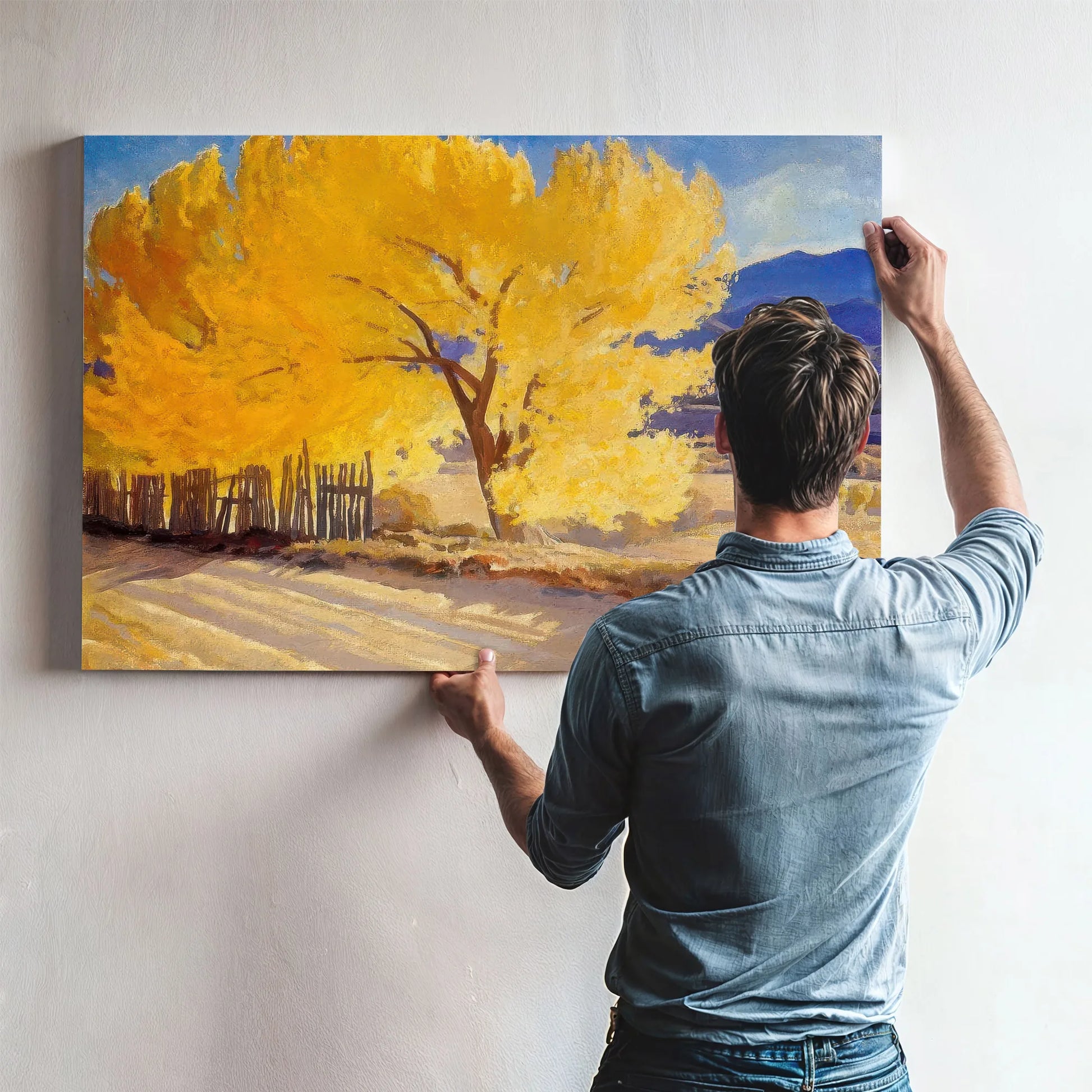 October Gold By Maynard Dixon Fine Art Print