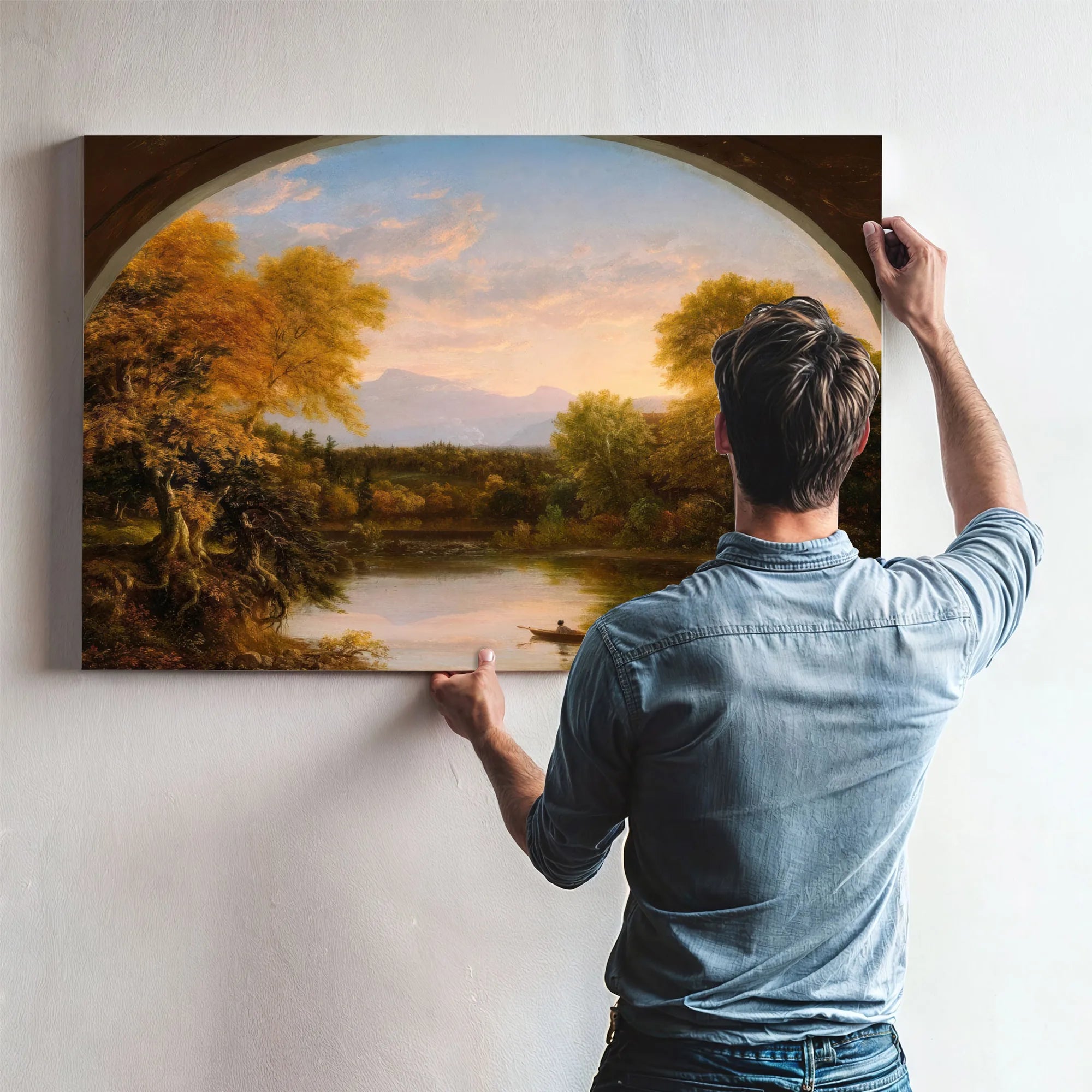 Sunset In The Catskills By Thomas Cole Fine Art Print