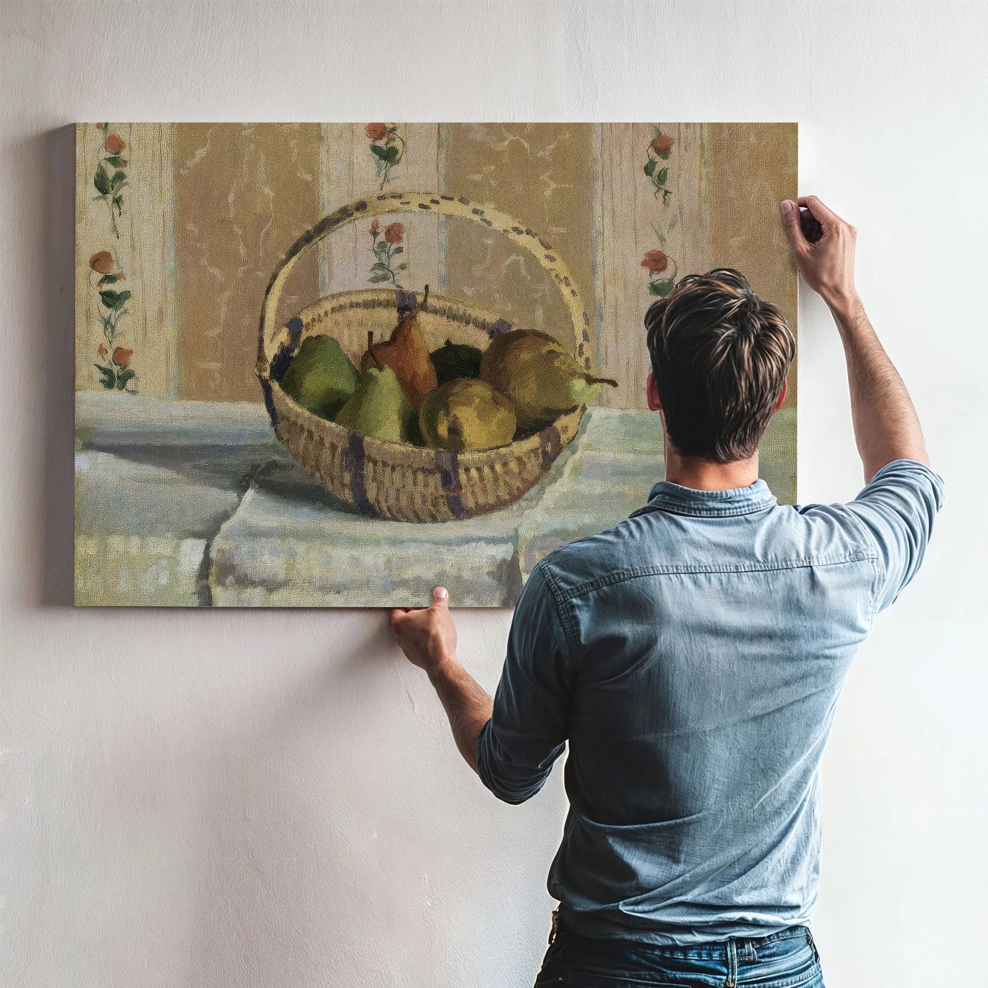 Still Life With Apples And Pears 1872 2 By Camille Pissarro Fine Art Print