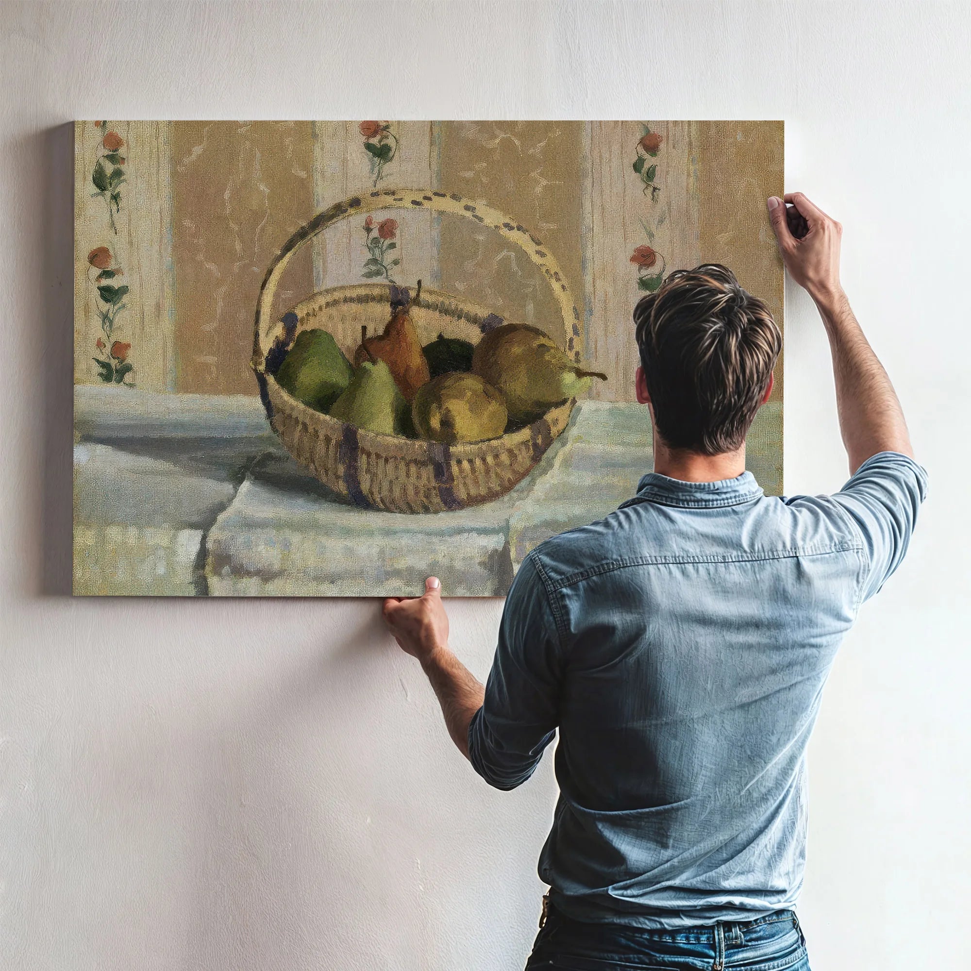 Still Life With Apples And Pears 1872 2 By Camille Pissarro Fine Art Print