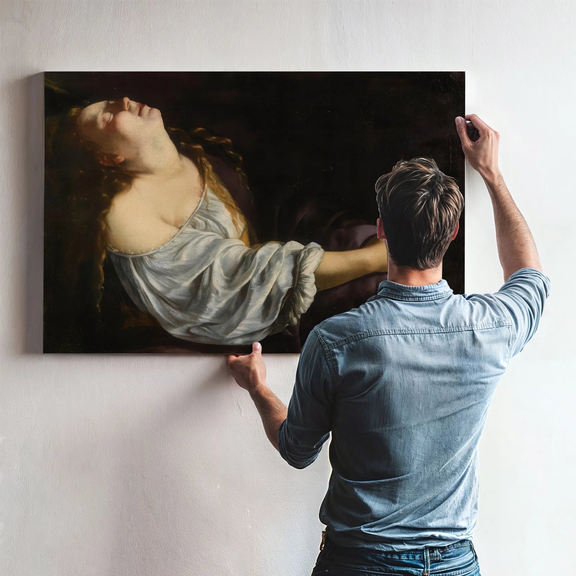 Mary Magdalene 1620 By Artemisia Gentileschi Fine Art Print