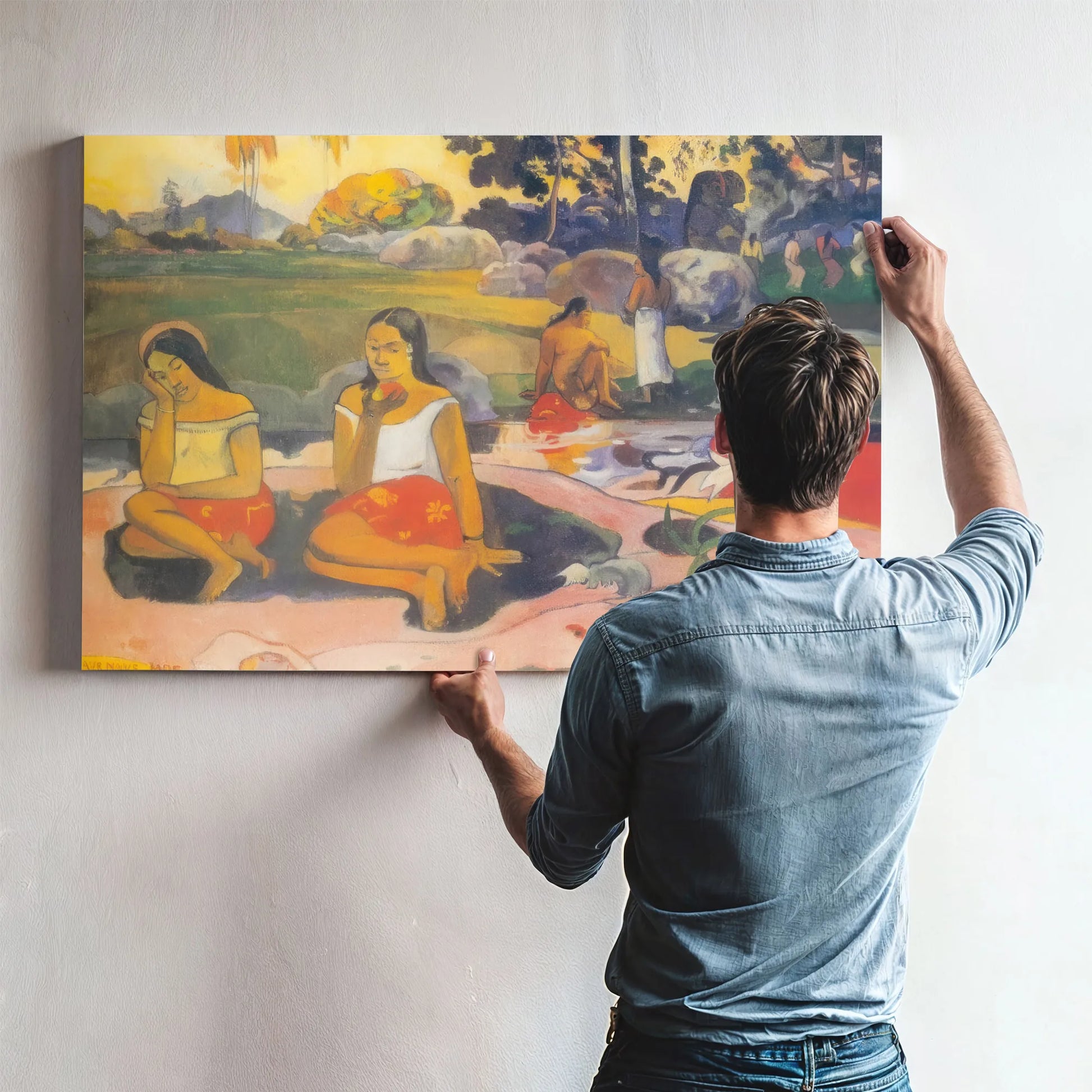 Nave Nave Moe ( Sweet Dreams ) Or Sacred Spring By Paul Gauguin Fine Art Print