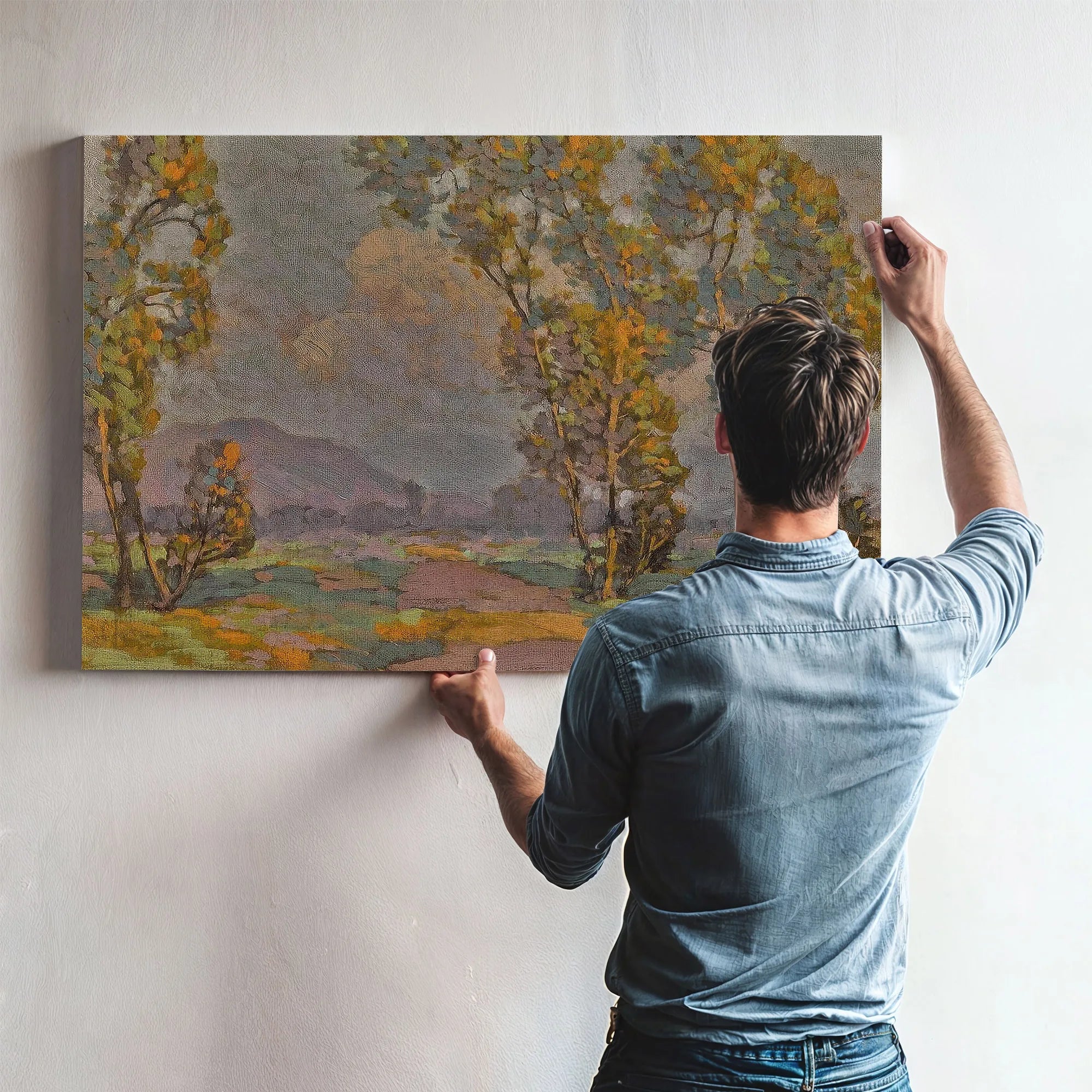 A Path Through The Trees By Edgar Payne Fine Art Print