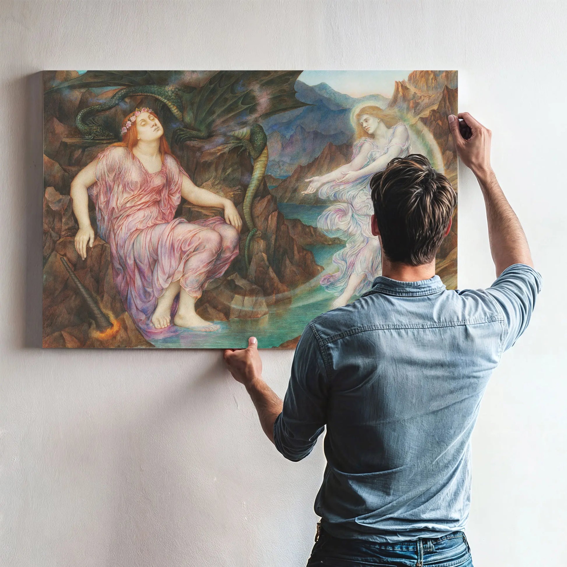 The Passing Of The Soul At Death by Evelyn De Morgan