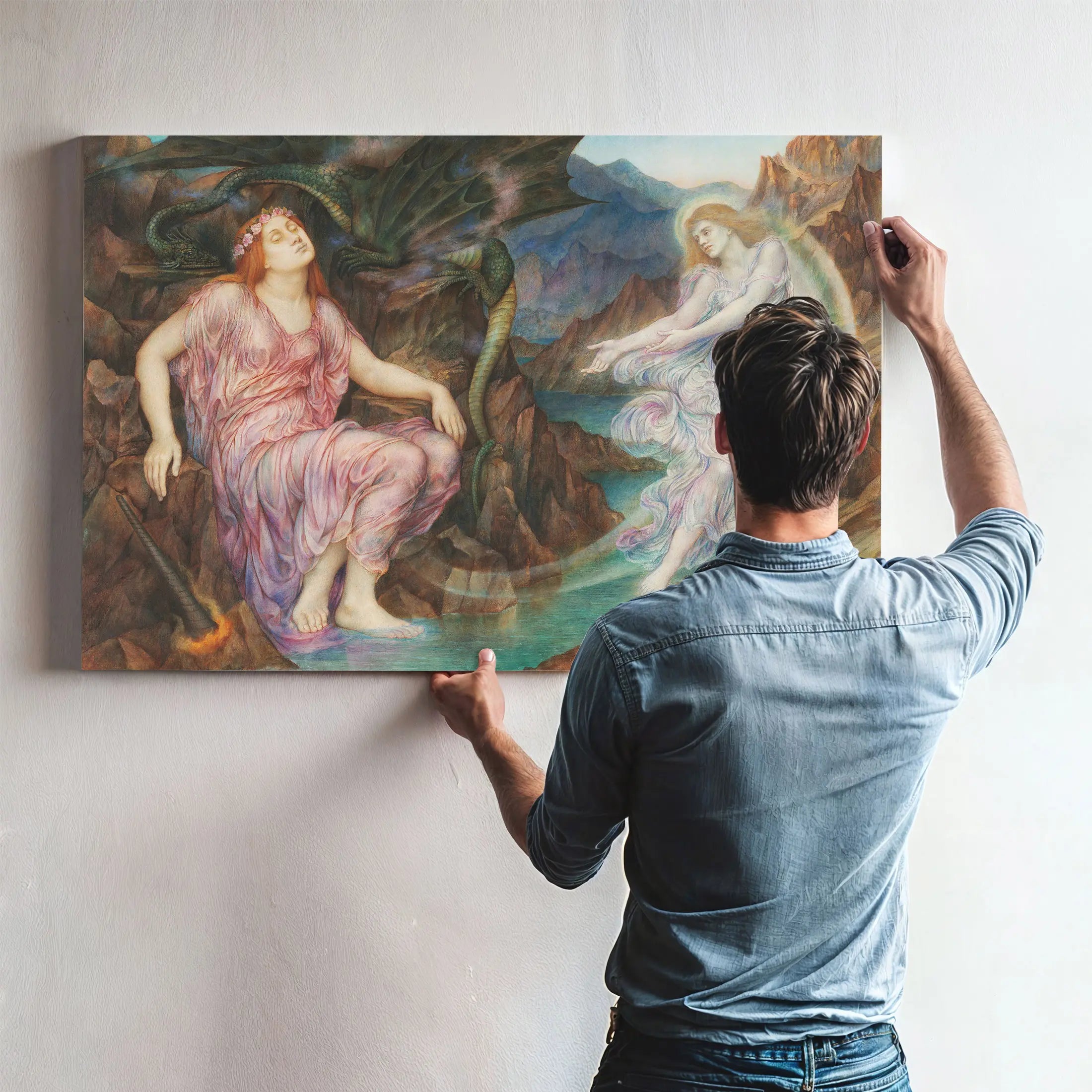 The Passing Of The Soul At Death by Evelyn De Morgan