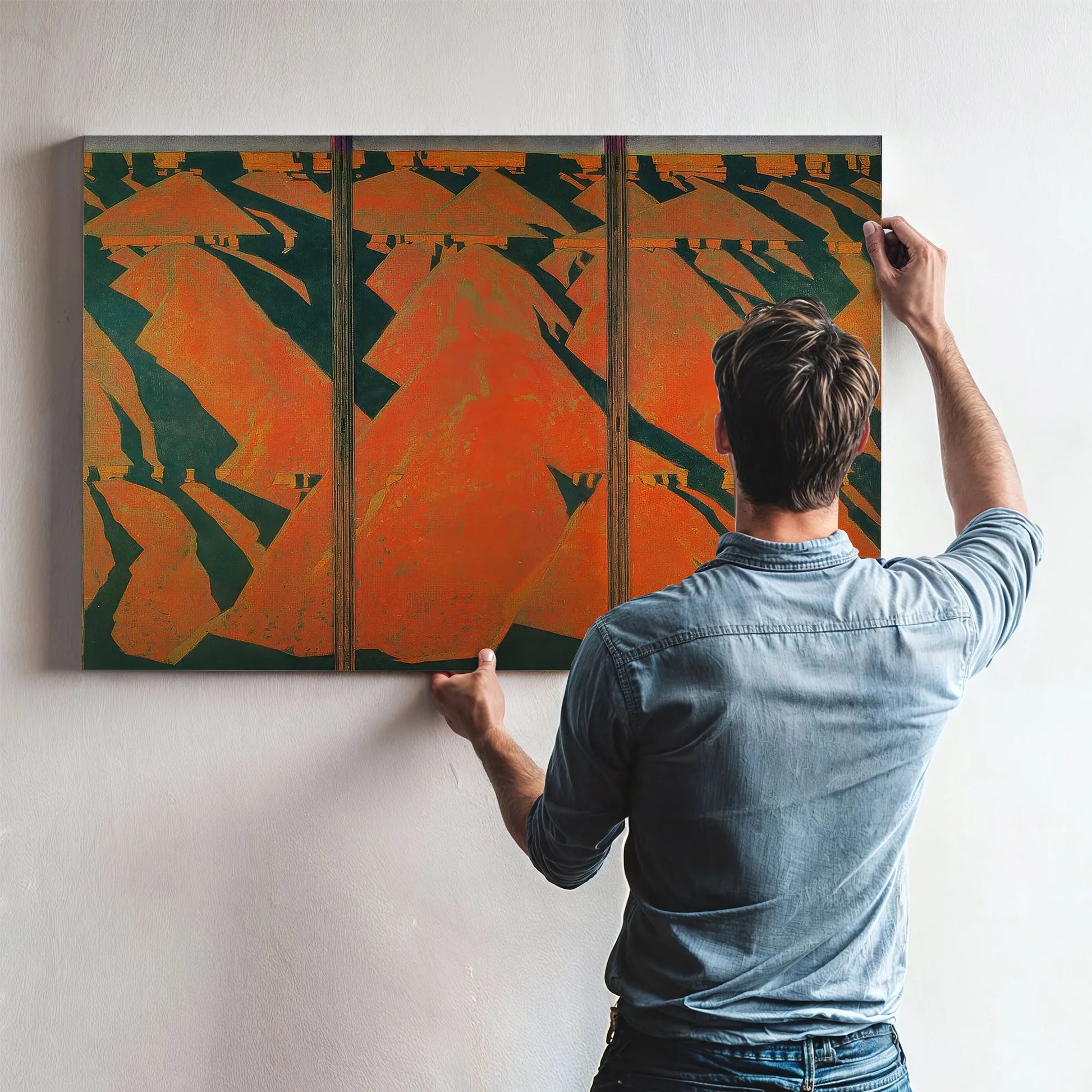 Study In Cubist Realism By Maynard Dixon Fine Art Print