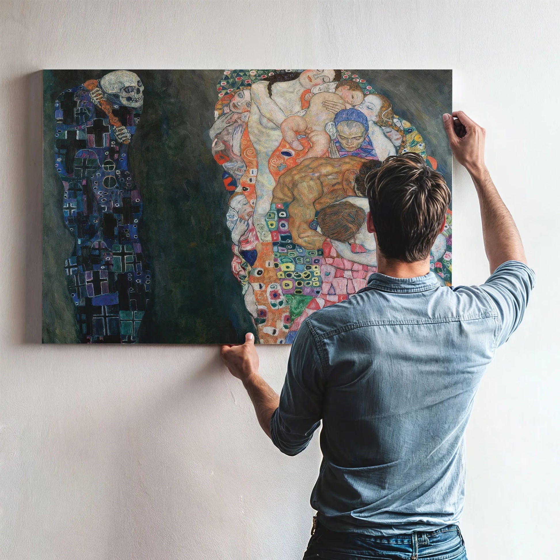 Death And Life 1910 1915 Leopold Museum By Gustav Klimt Fine Art Print