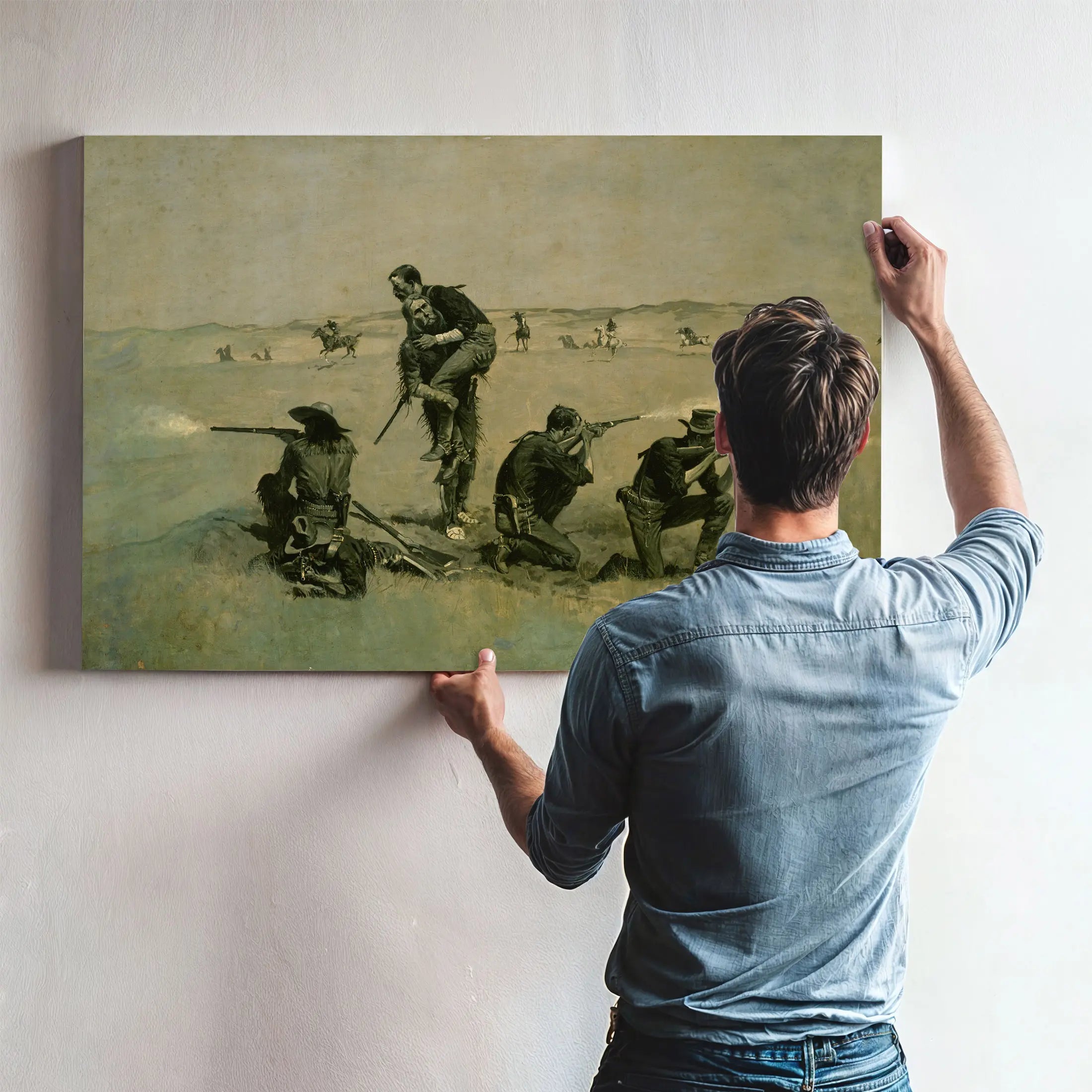 The Last Stand by Frederic Remington