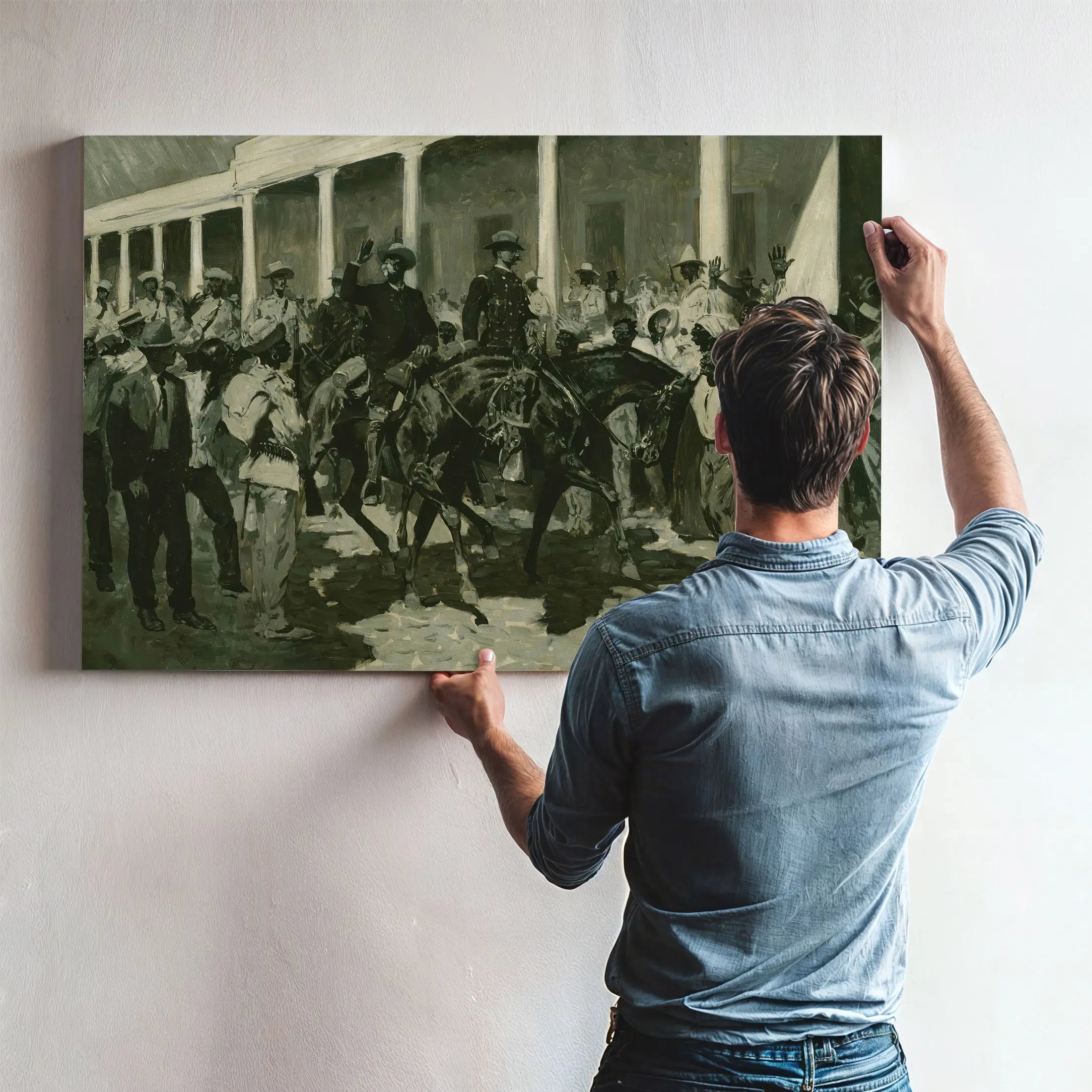 The Return Of Gomez To Havana B by Frederic Remington