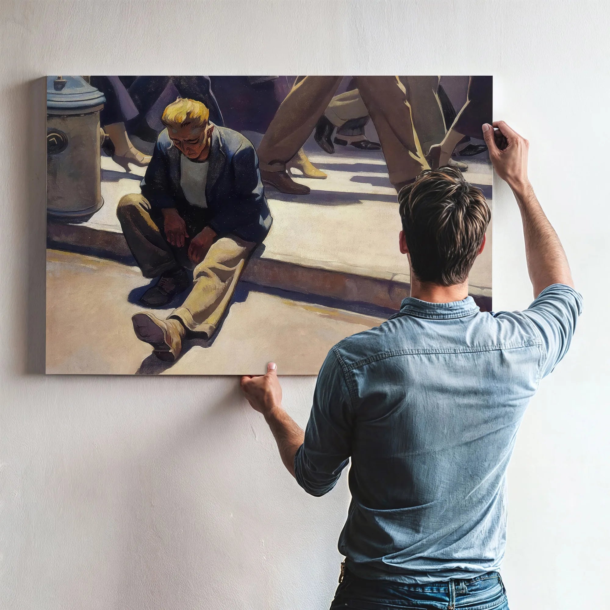 Forgotten Man By Maynard Dixon Fine Art Print