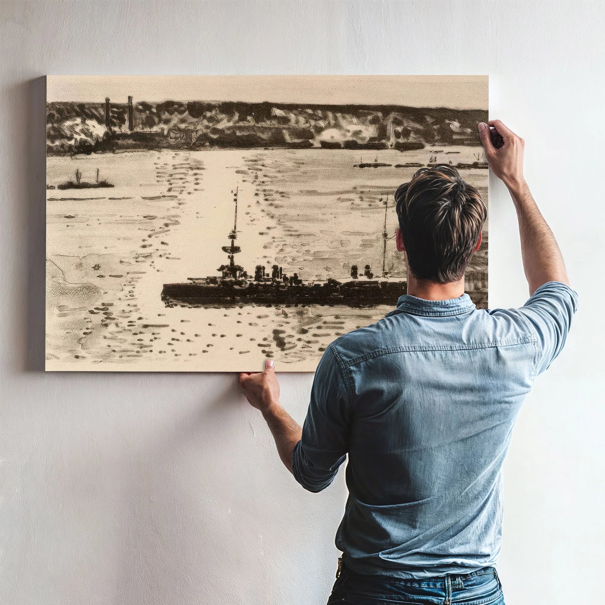 The French Cruiser By Childe Hassam Fine Art Print