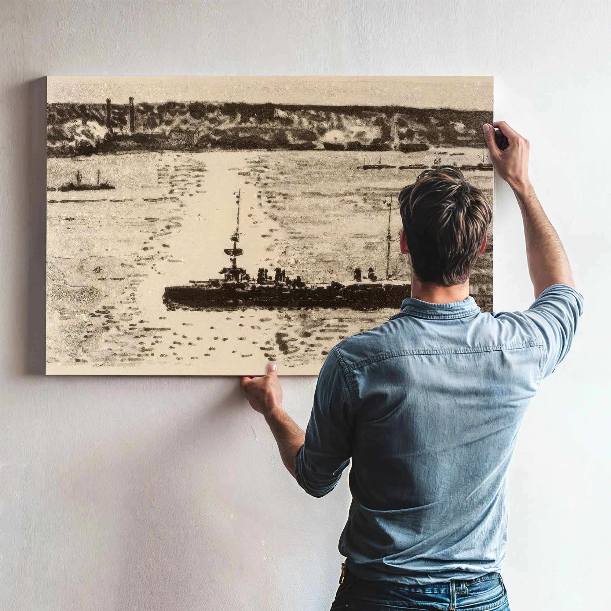 The French Cruiser By Childe Hassam Fine Art Print