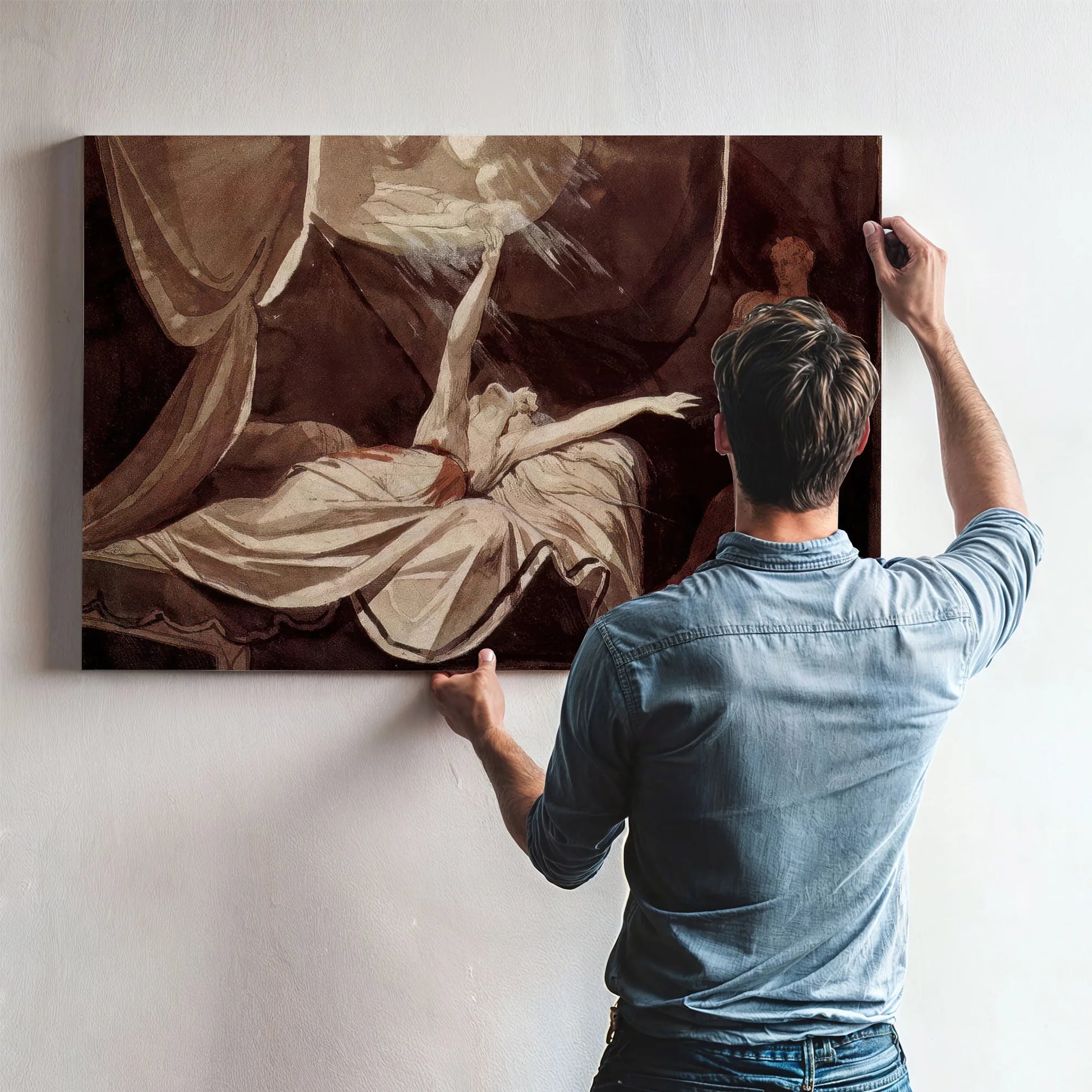 Kriemhild Sees The Dead Siegfried In A Dream By Henry Fuseli Fine Art Print
