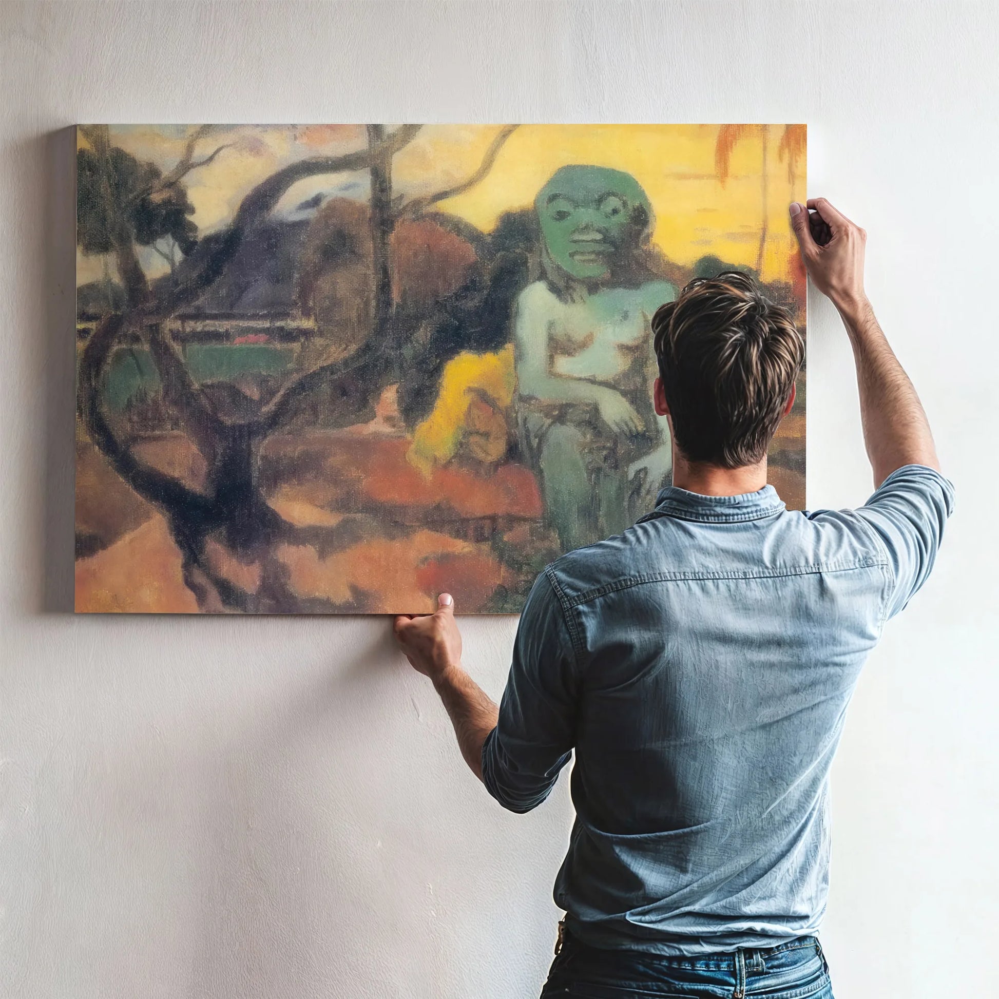 Rave Te Hiti Aamu ( The Idol) By Paul Gauguin Fine Art Print