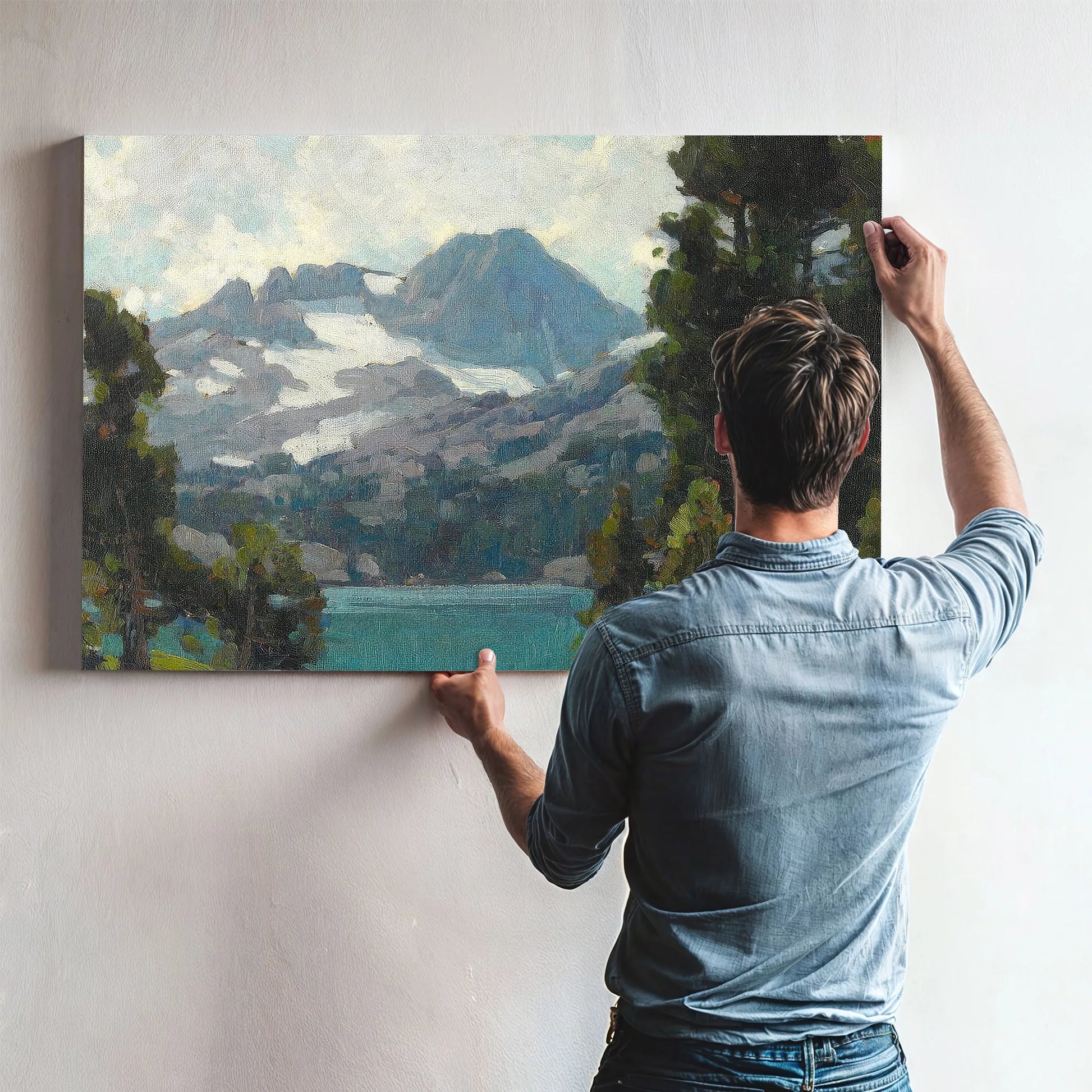 Shadow Lake By Edgar Payne Fine Art Print