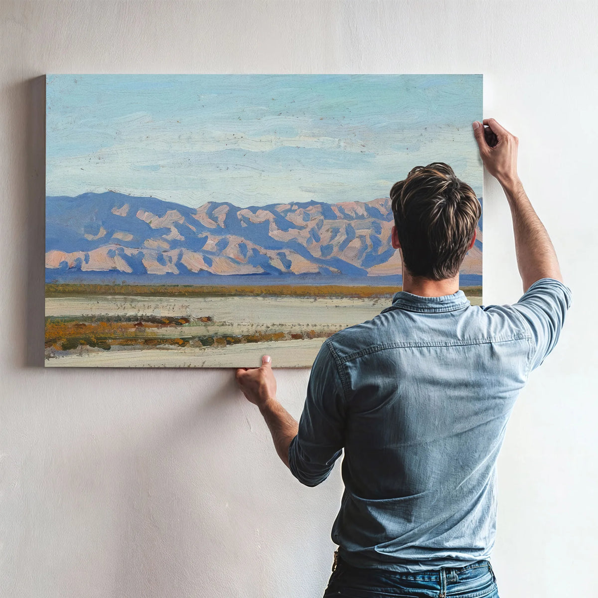 Desert Expanse; Nude Study (Double Sided) By Maynard Dixon Fine Art Print