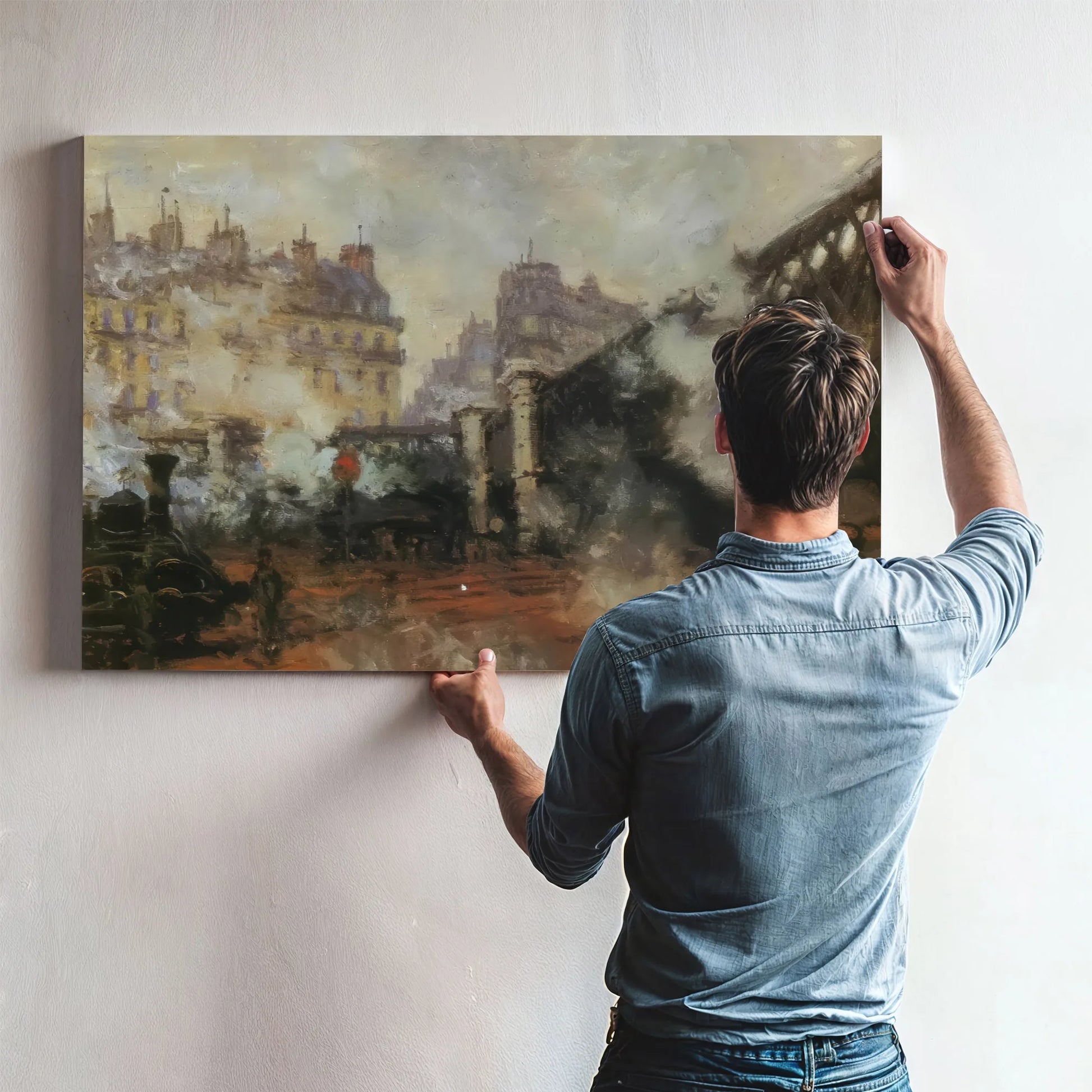 Le Pont De L'europe By Claude Monet Fine Art Print