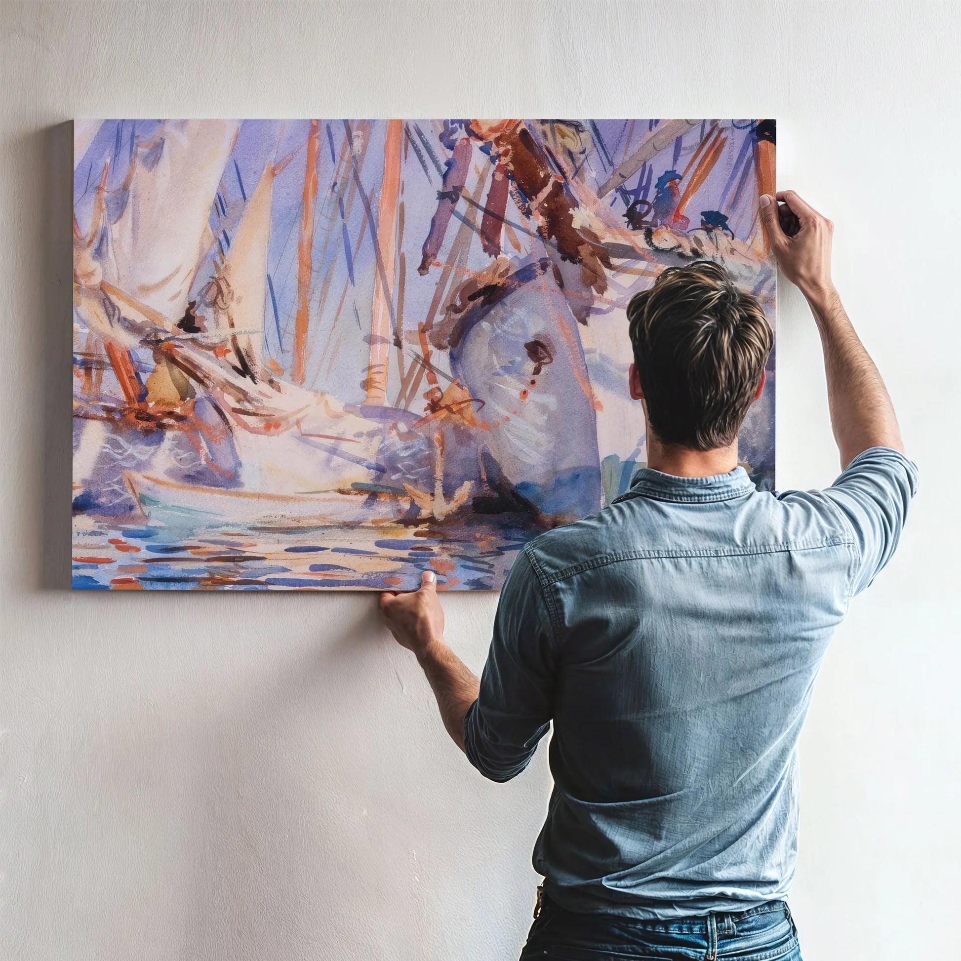 White Ships By John Singer Sargent Fine Art Print