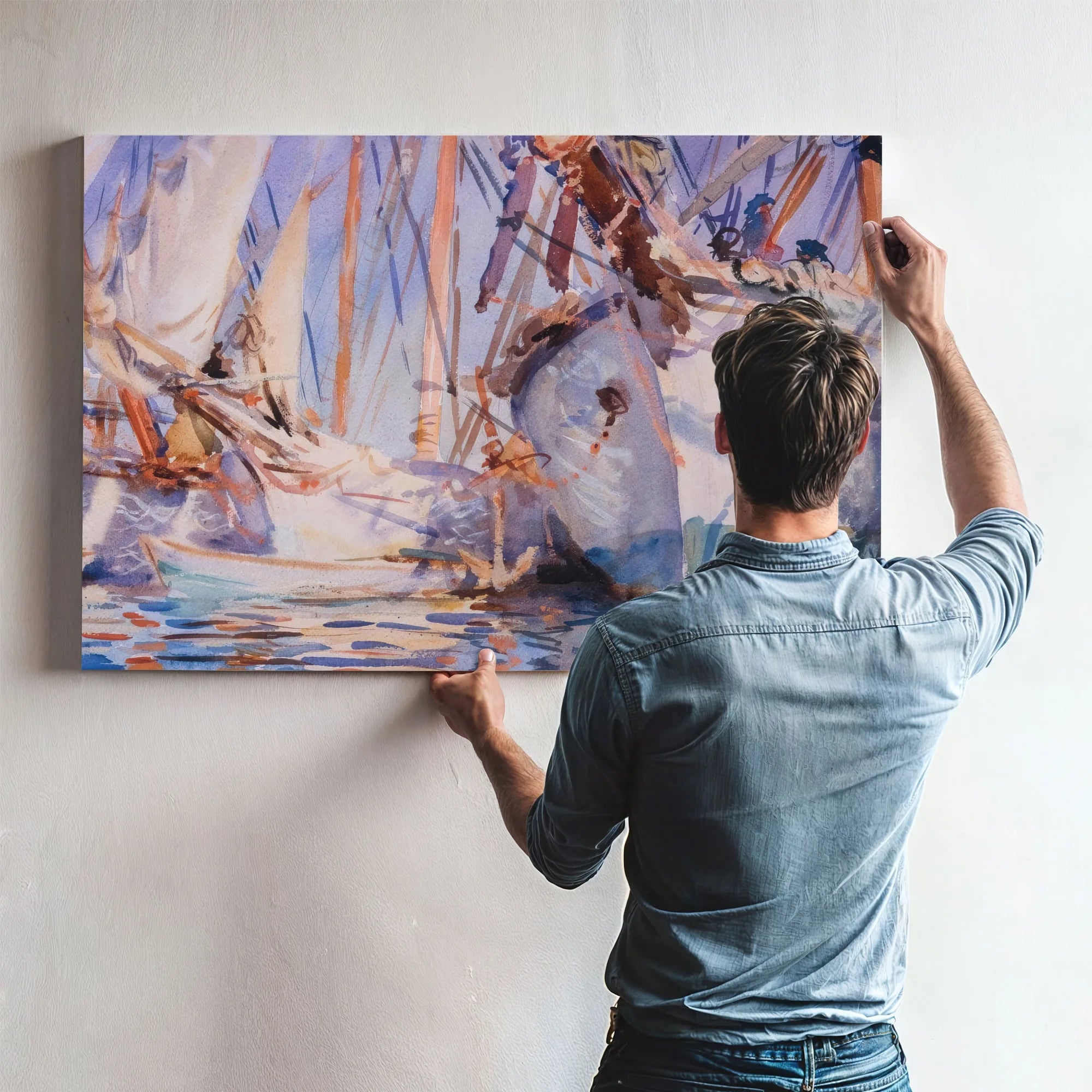 White Ships By John Singer Sargent Fine Art Print