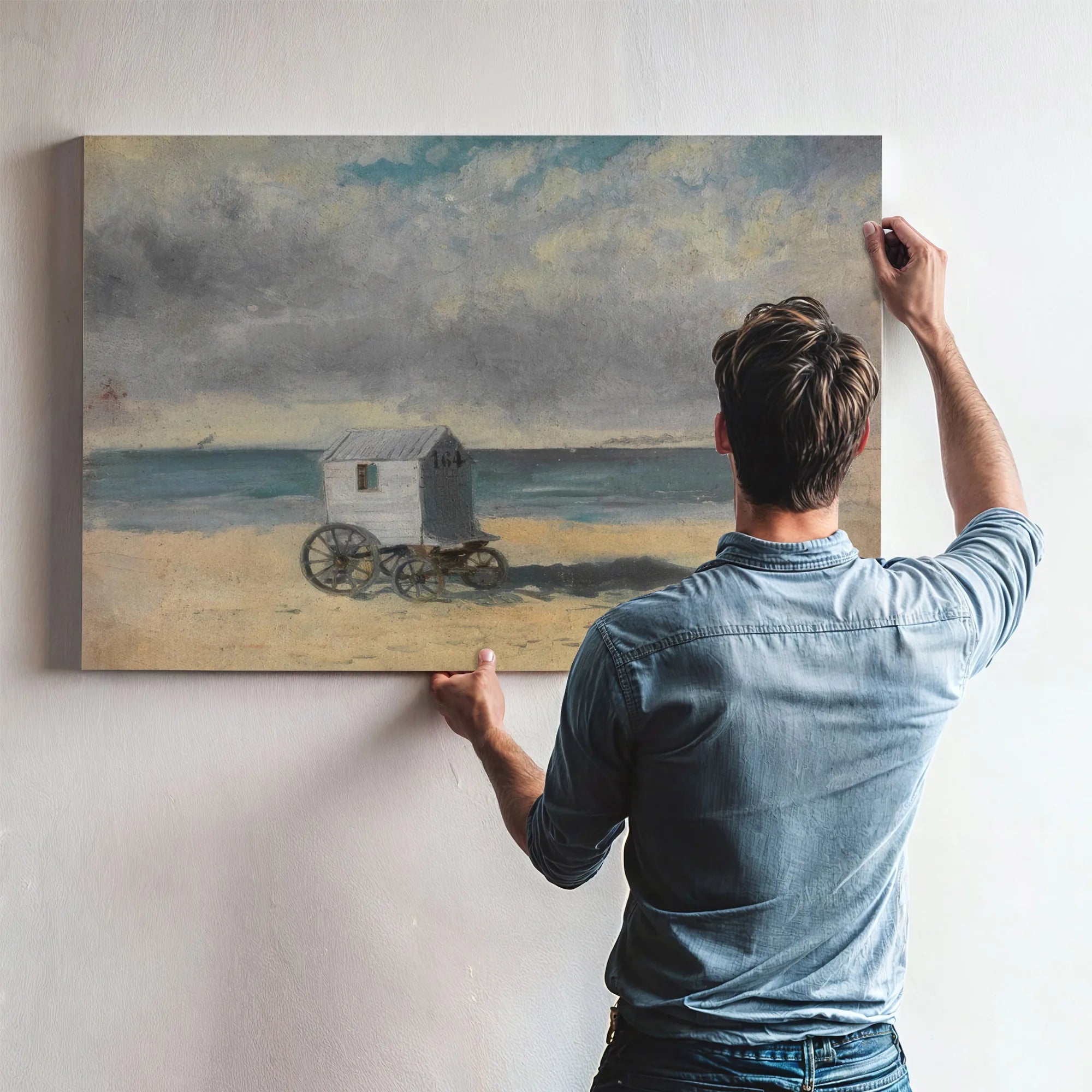 The Bathing Hut By James Ensor Fine Art Print