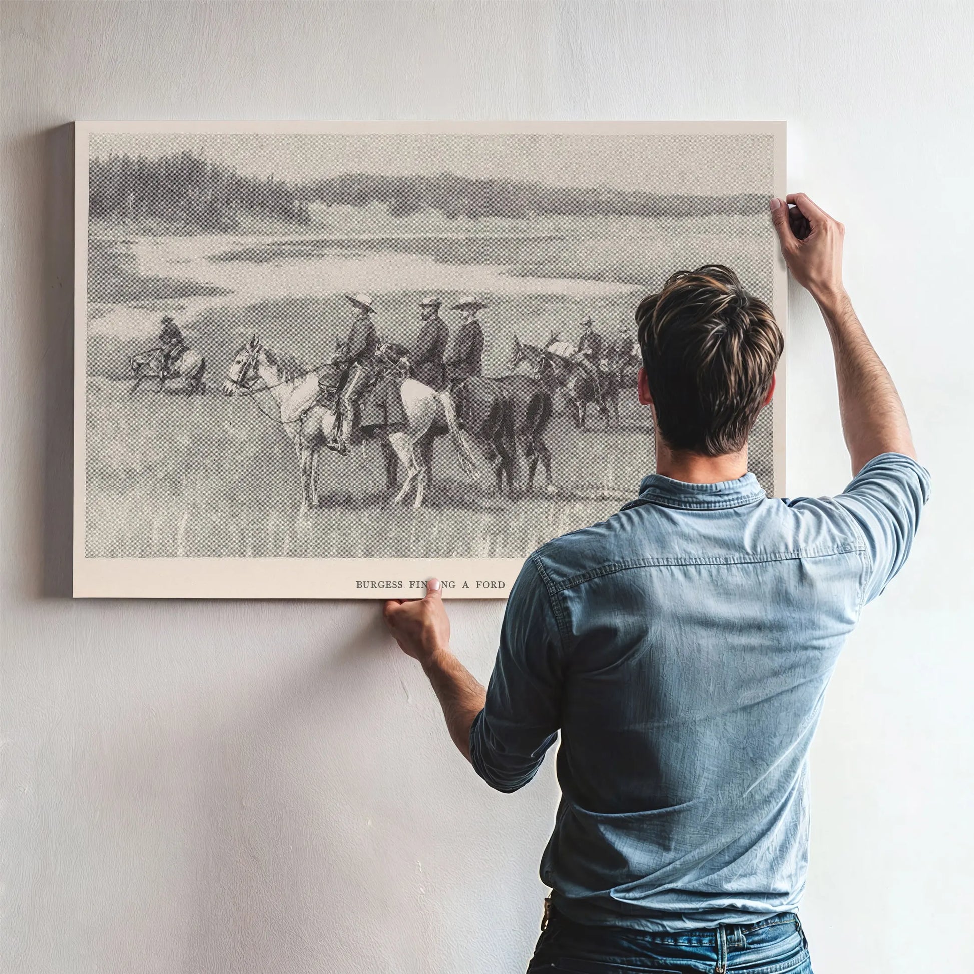Pony Tracks Met Dp A by Frederic Remington