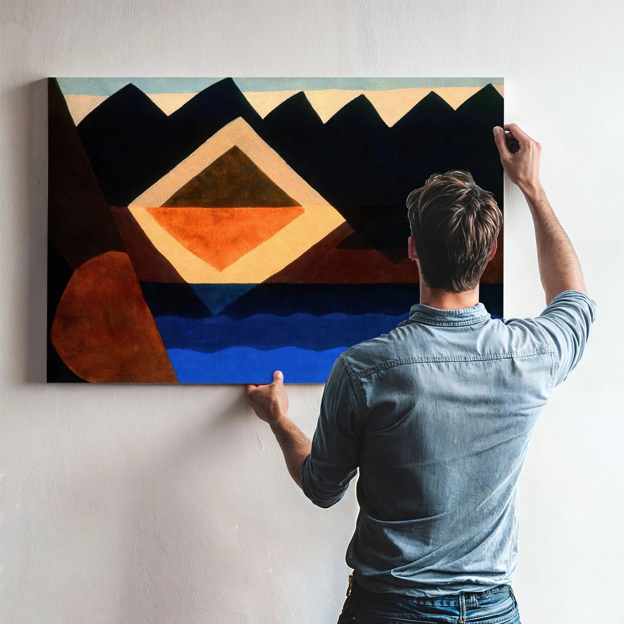 Square On The Pond By Arthur Dove Fine Art Print