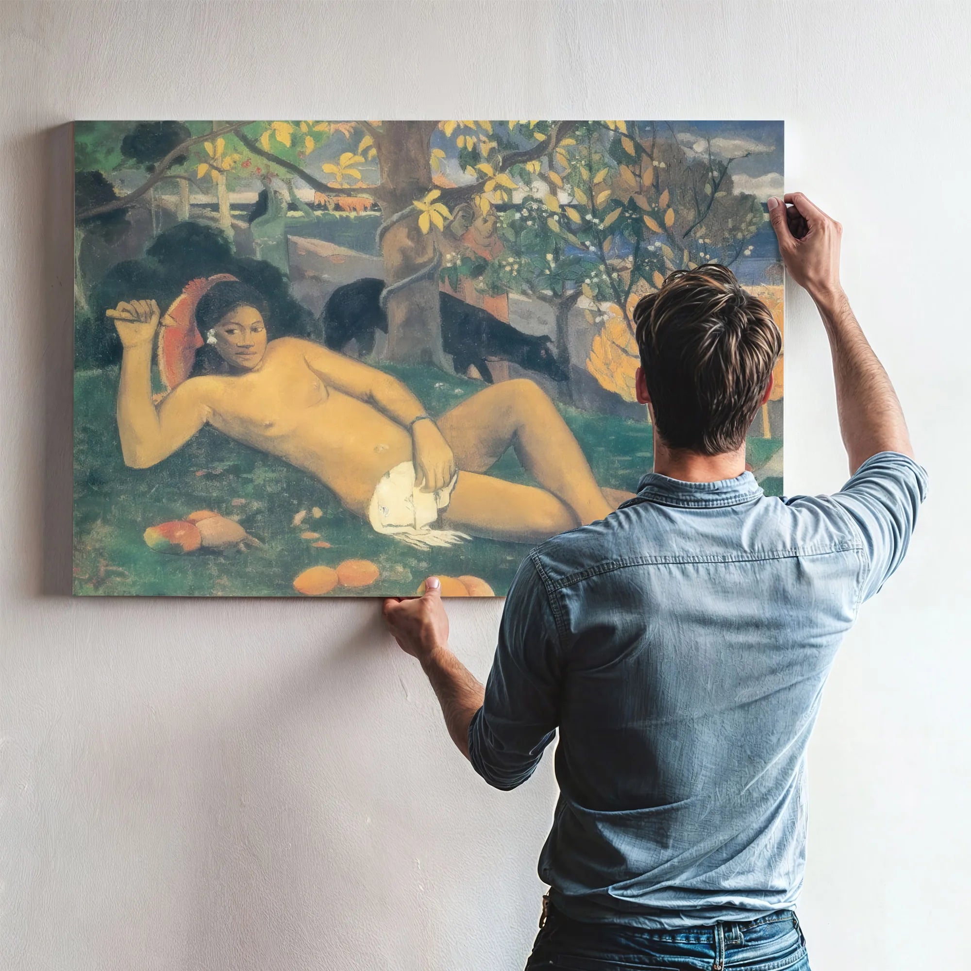 Te Arii Vahine ( The King's Wife) By Paul Gauguin Fine Art Print
