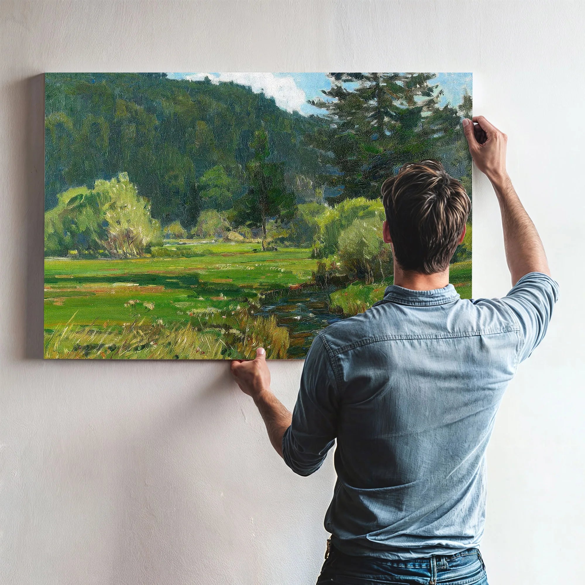 Meandering Stream 1927 By William Wendt Fine Art Print