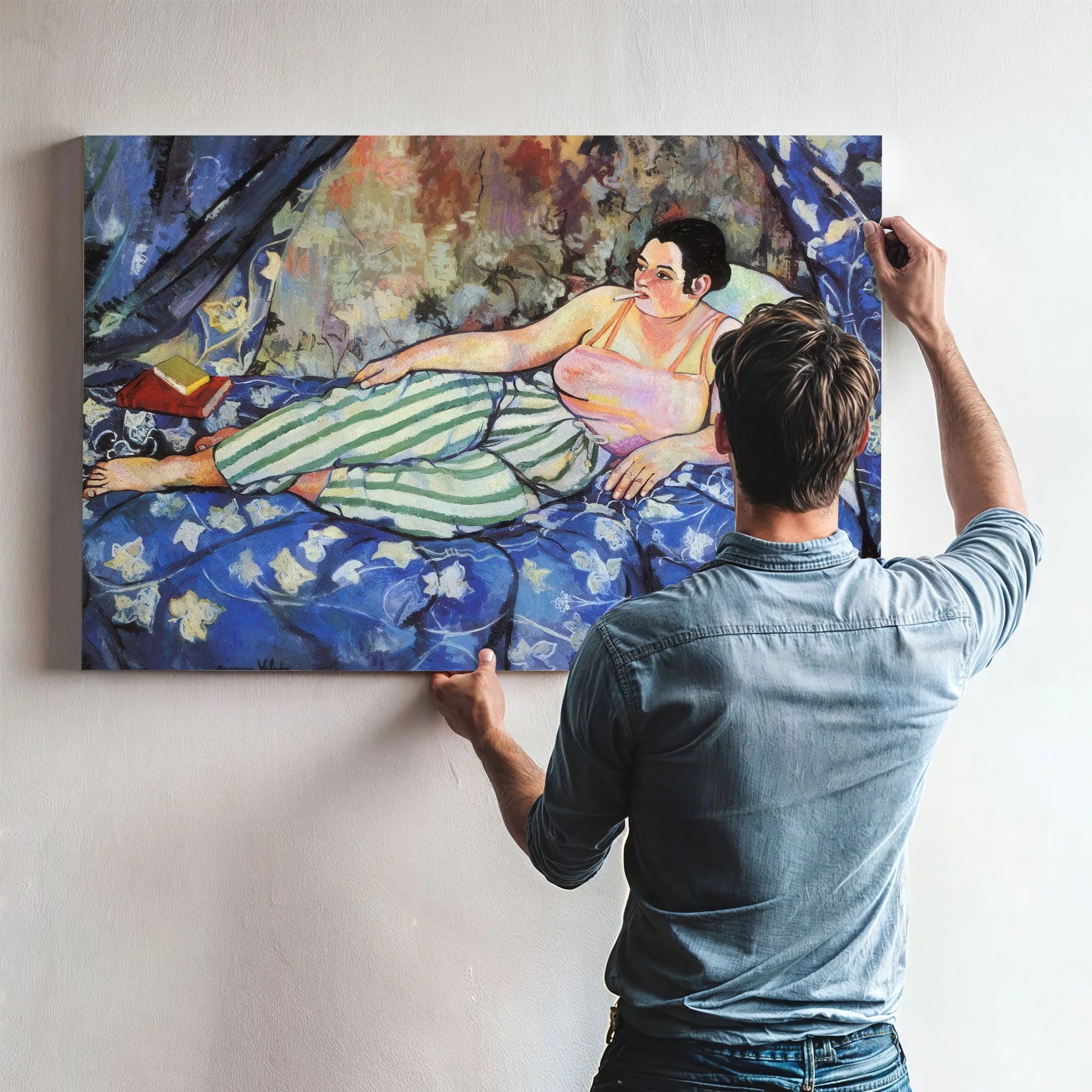 The Blue Room 1923 (1) By Suzanne Valadon Fine Art Print