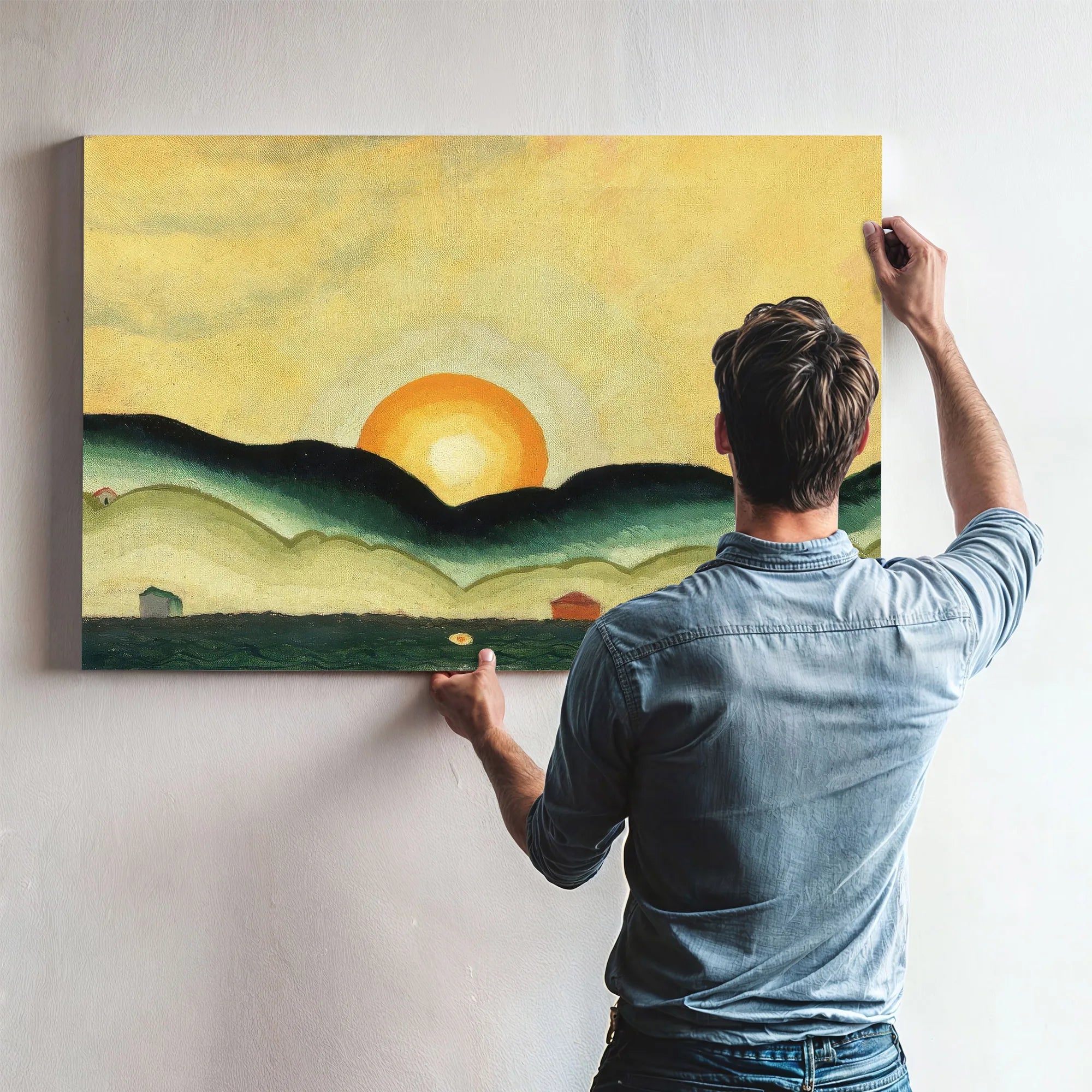 Sunrise, Northport Harbor By Arthur Dove Fine Art Print
