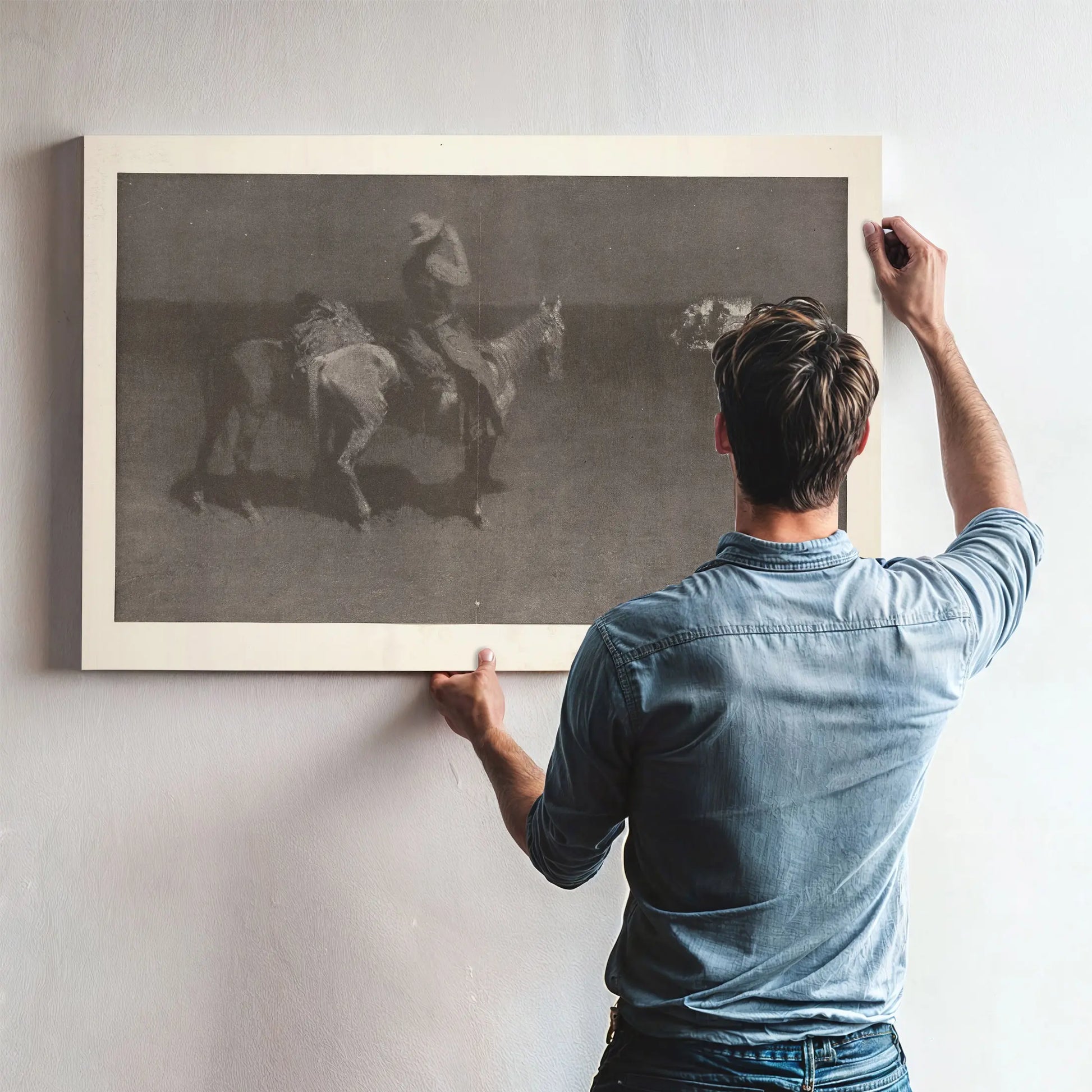 The Stranger  by Frederic Remington