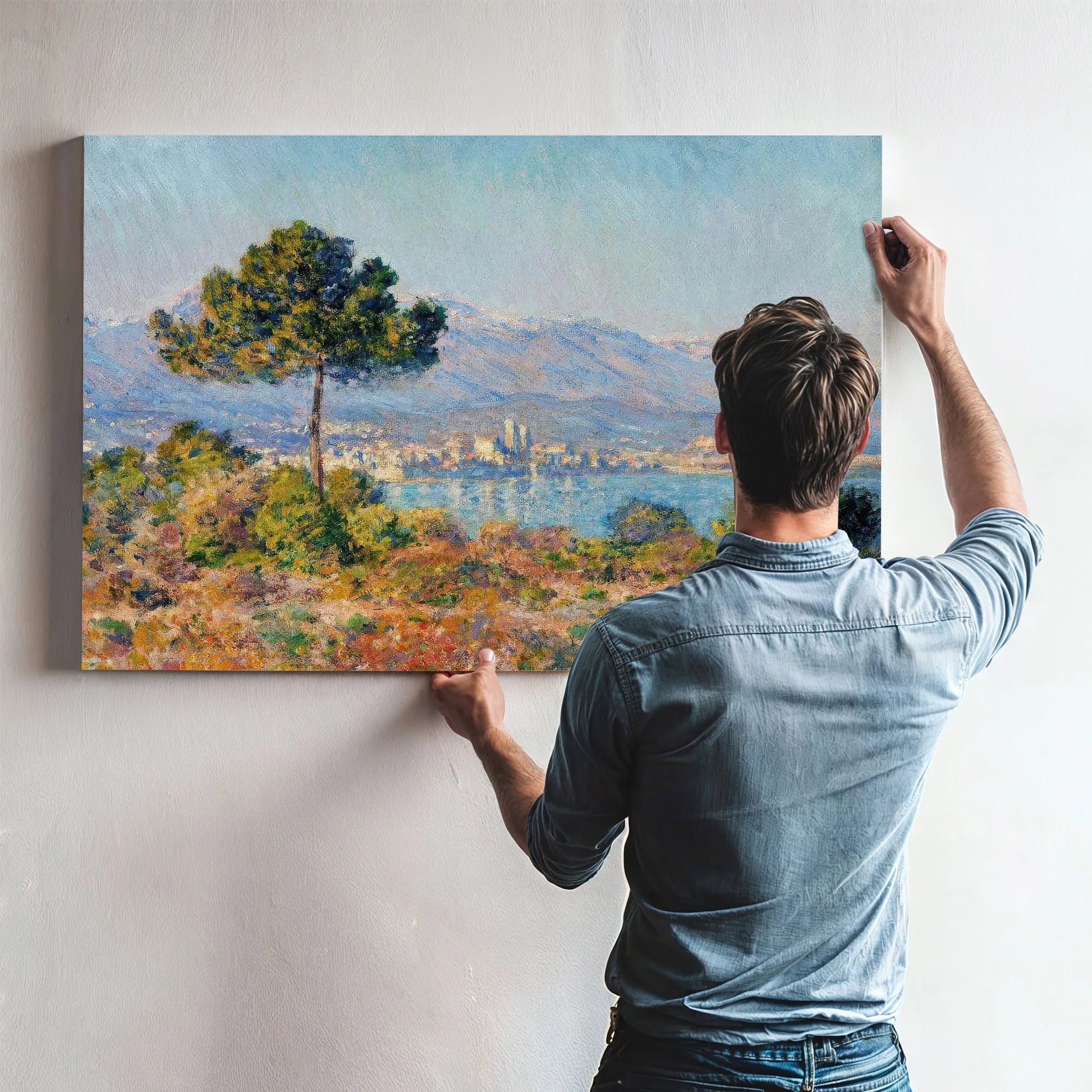 Antibes Seen From The Plateau Notre Dame By Claude Monet Fine Art Print